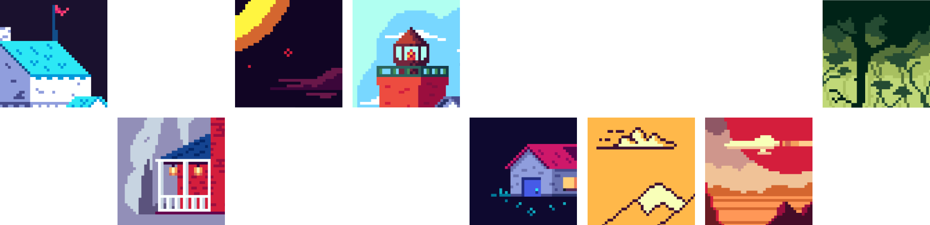 Пиксель Арт Том.01 / Pixel Art Vol.01 — Изображение №2 — Иллюстрация, Графика на Dprofile