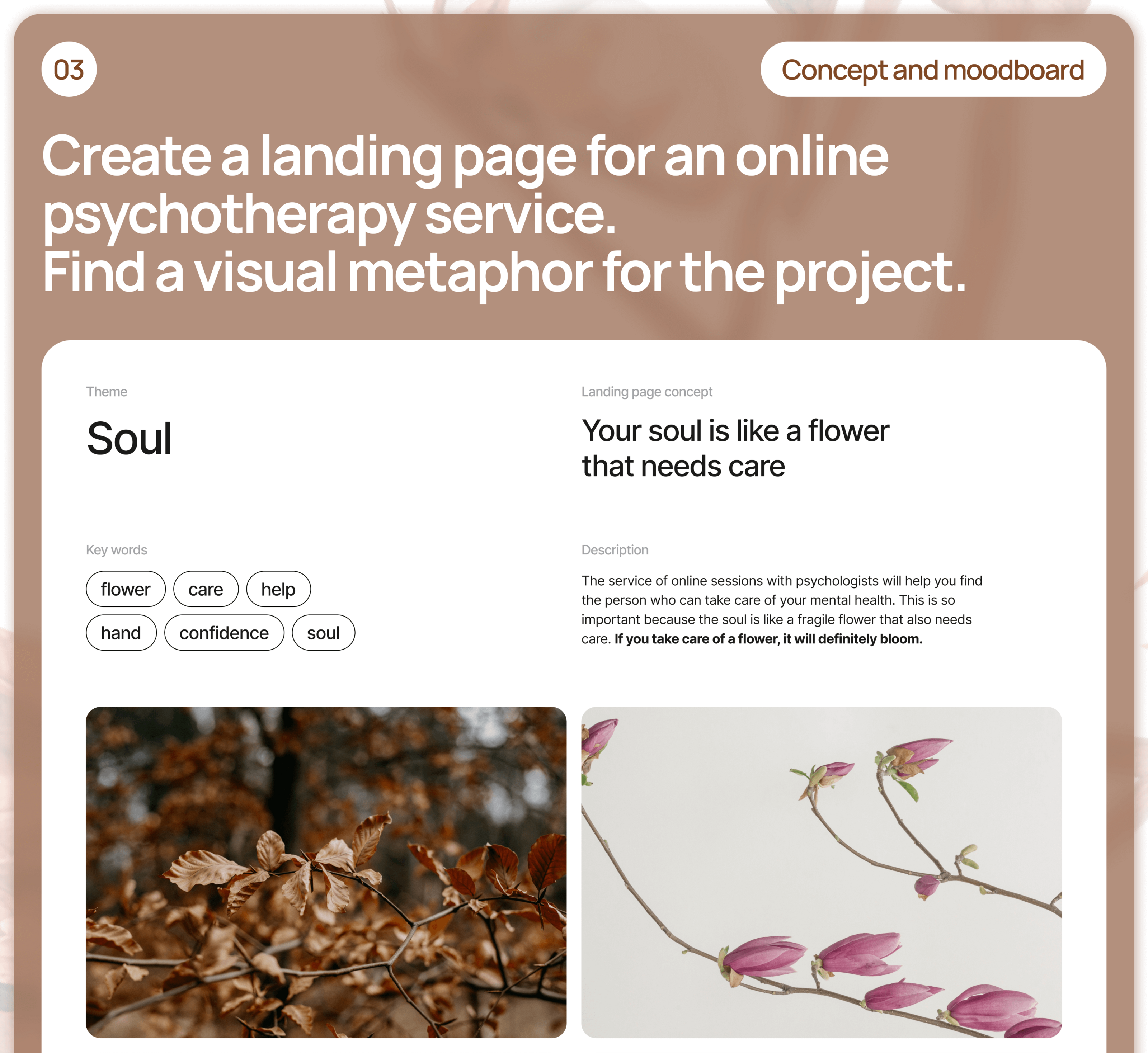 Landing Page | Online psychotherapy service — Изображение №3 — Интерфейсы, 3D на Dprofile