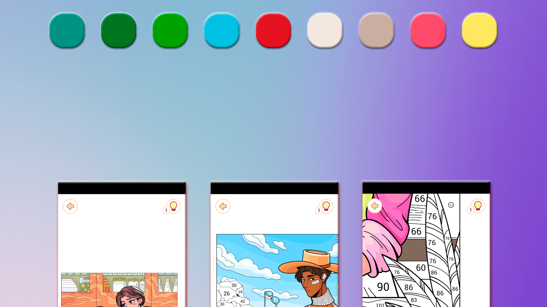Мобильные раскраски для Happy Color — Изображение №16 — Иллюстрация, Графика на Dprofile