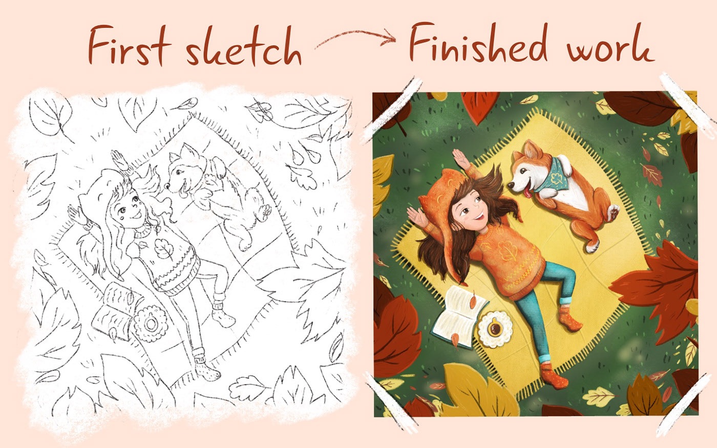 Autumn illustration — Изображение №2 — Иллюстрация на Dprofile