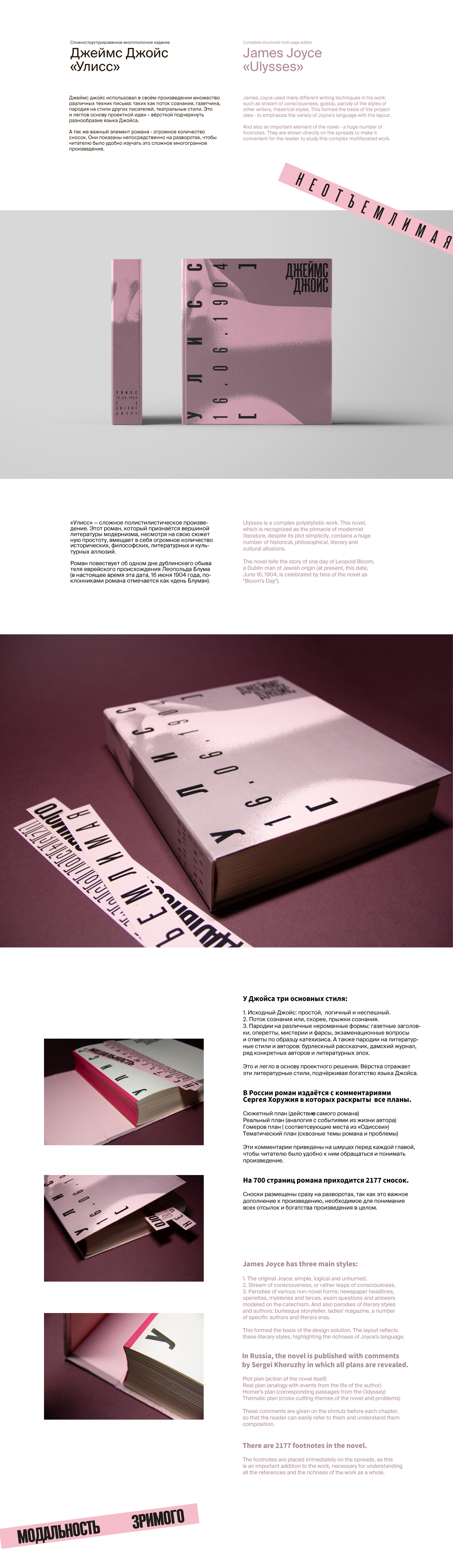Book redesign. James Joyce «Ulysses» — Изображение №1 — Графика на Dprofile