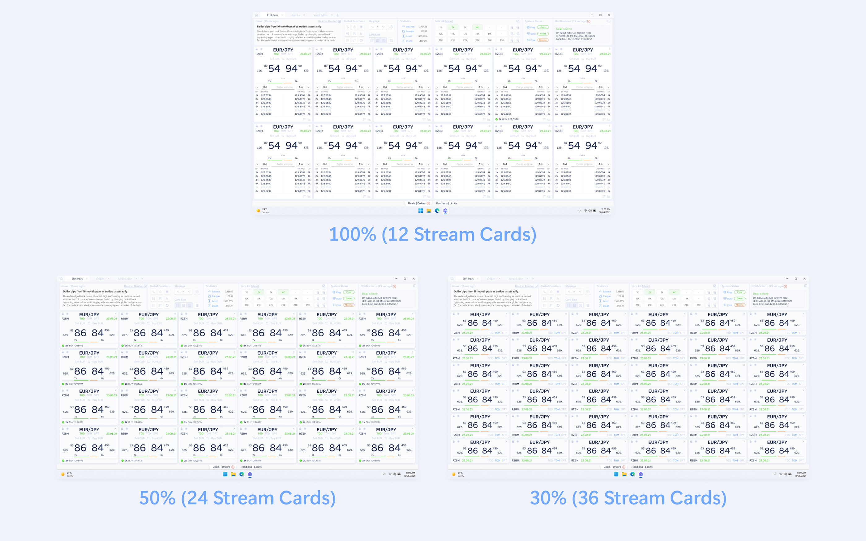 Trading Platform for Windows and Web — Изображение №14 — Интерфейсы на Dprofile