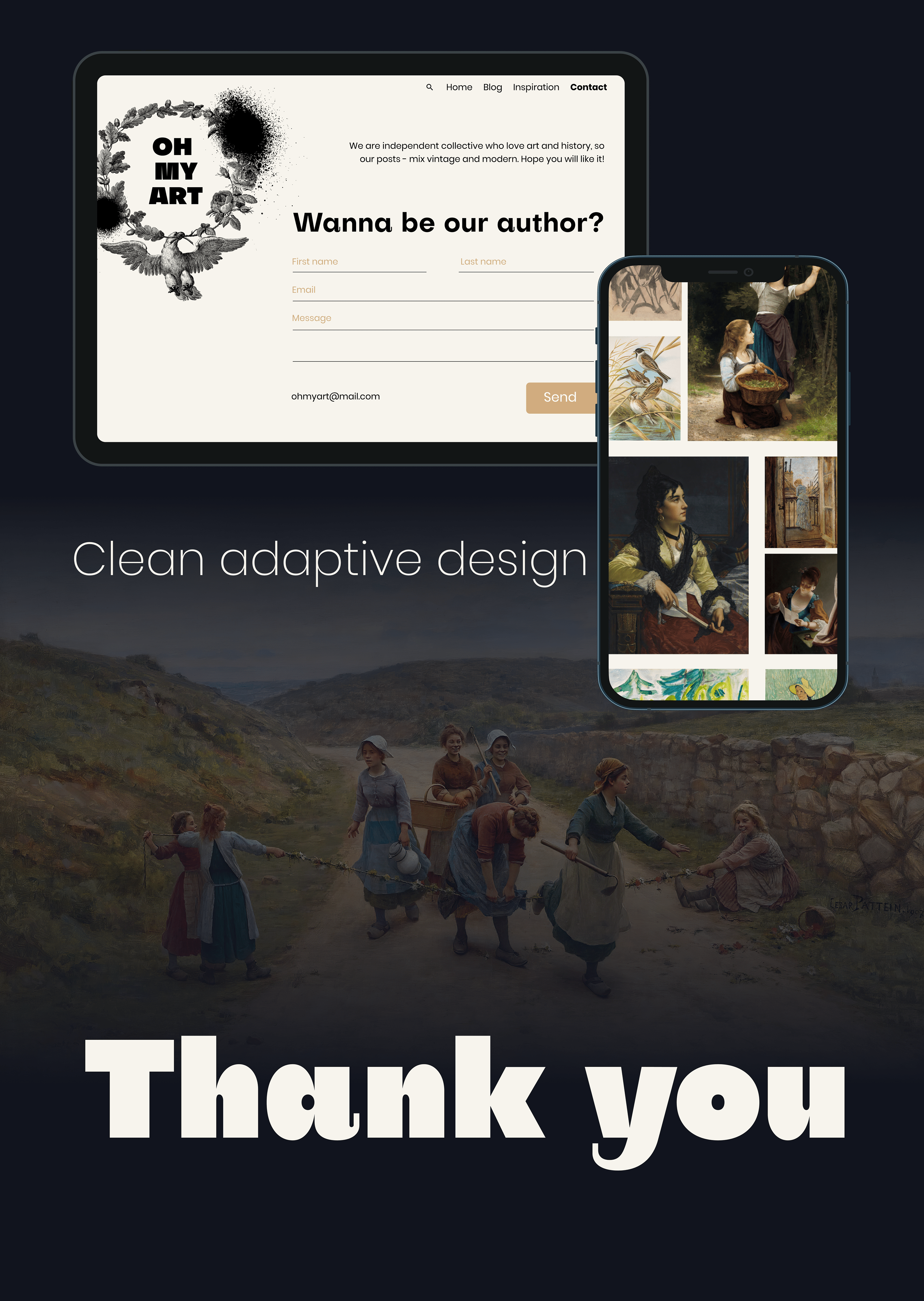 Oh my art! Unusual art blog — Изображение №9 — Интерфейсы на Dprofile