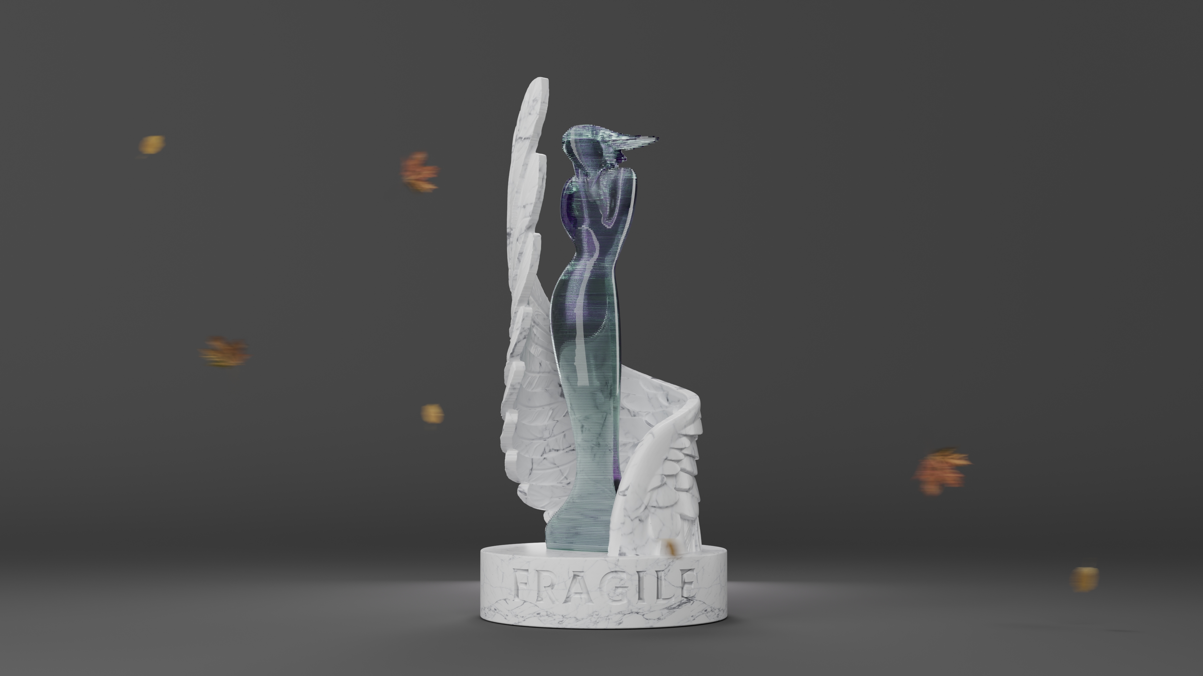 Скульптура, мнмлзм, металл, стекло, мрамор, стеклофибробетон — Изображение №3 — 3D на Dprofile