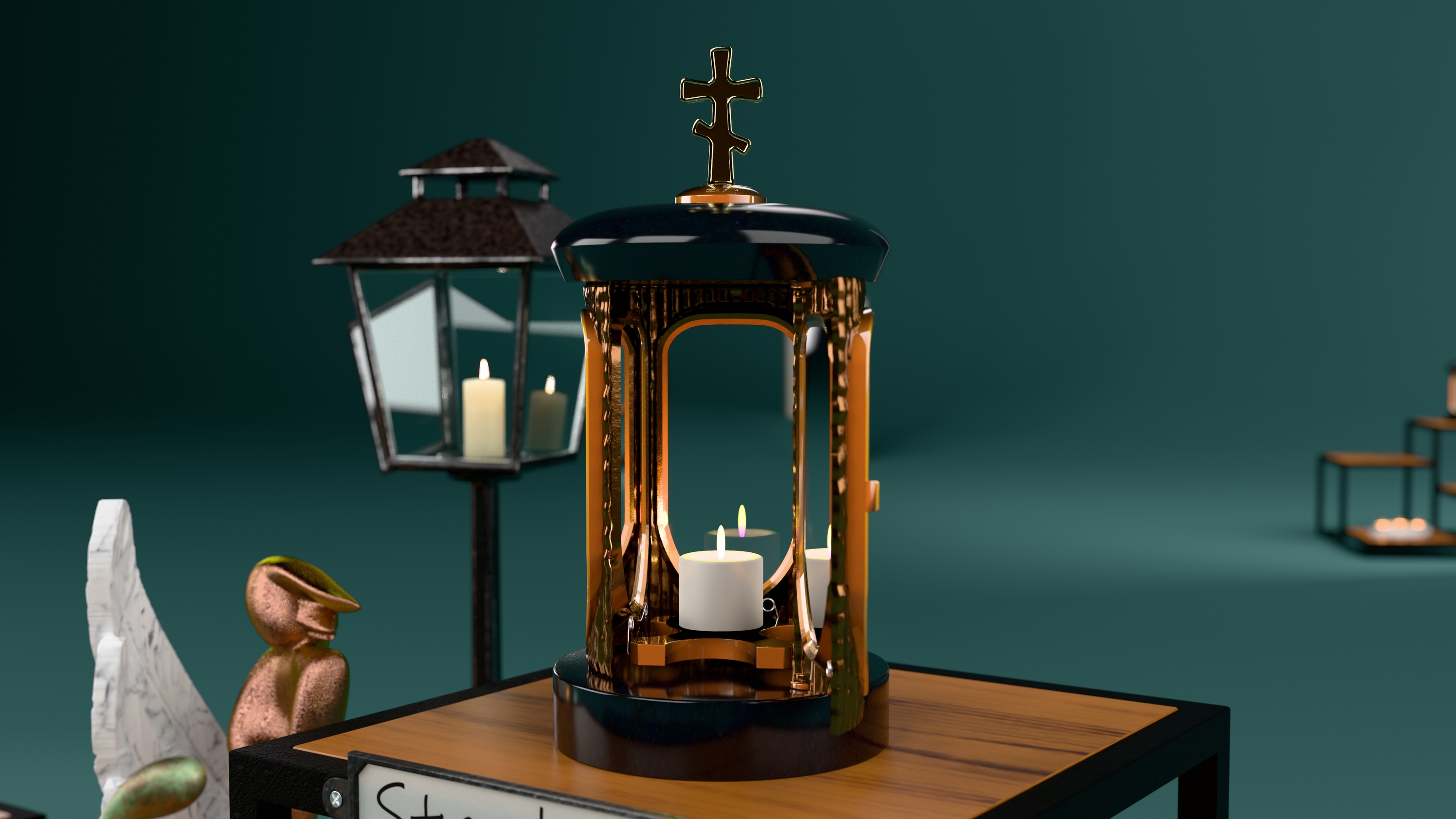 Коллекция 3Д лампад, collection of 3D candle lamps — Изображение №4 — 3D на Dprofile
