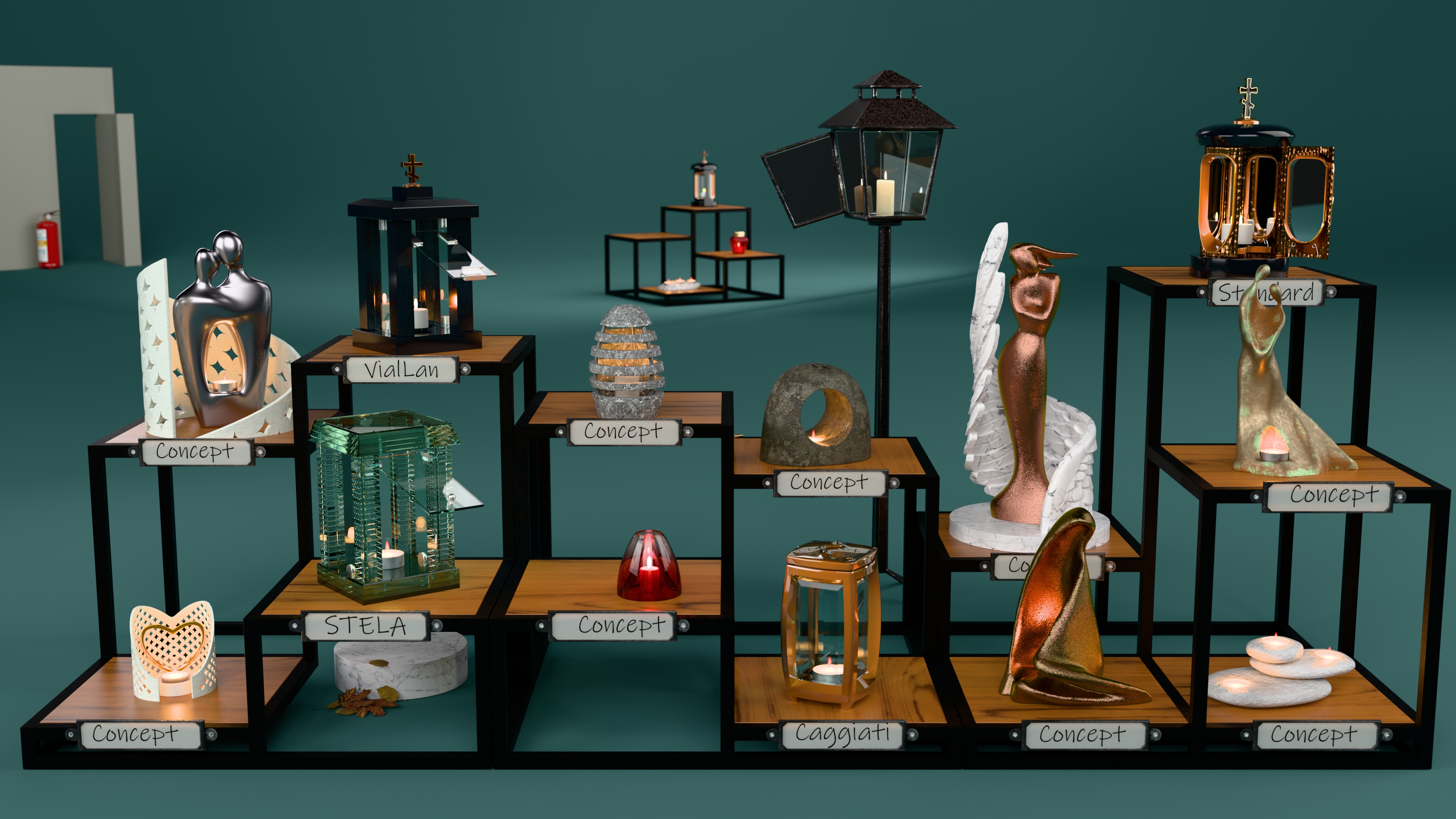 Коллекция 3Д лампад, collection of 3D candle lamps — Изображение №6 — 3D на Dprofile