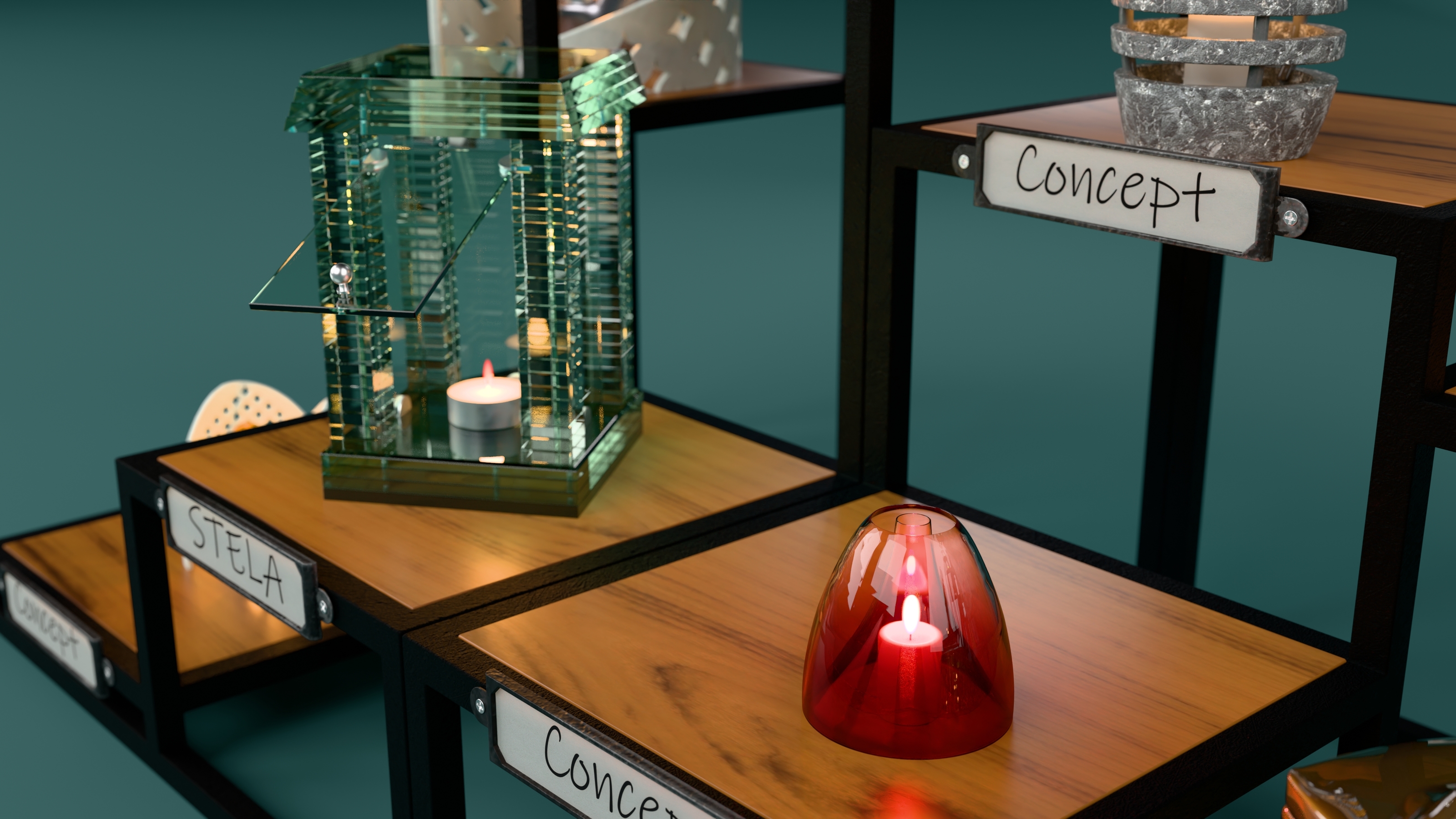 Коллекция 3Д лампад, collection of 3D candle lamps — Изображение №2 — 3D на Dprofile