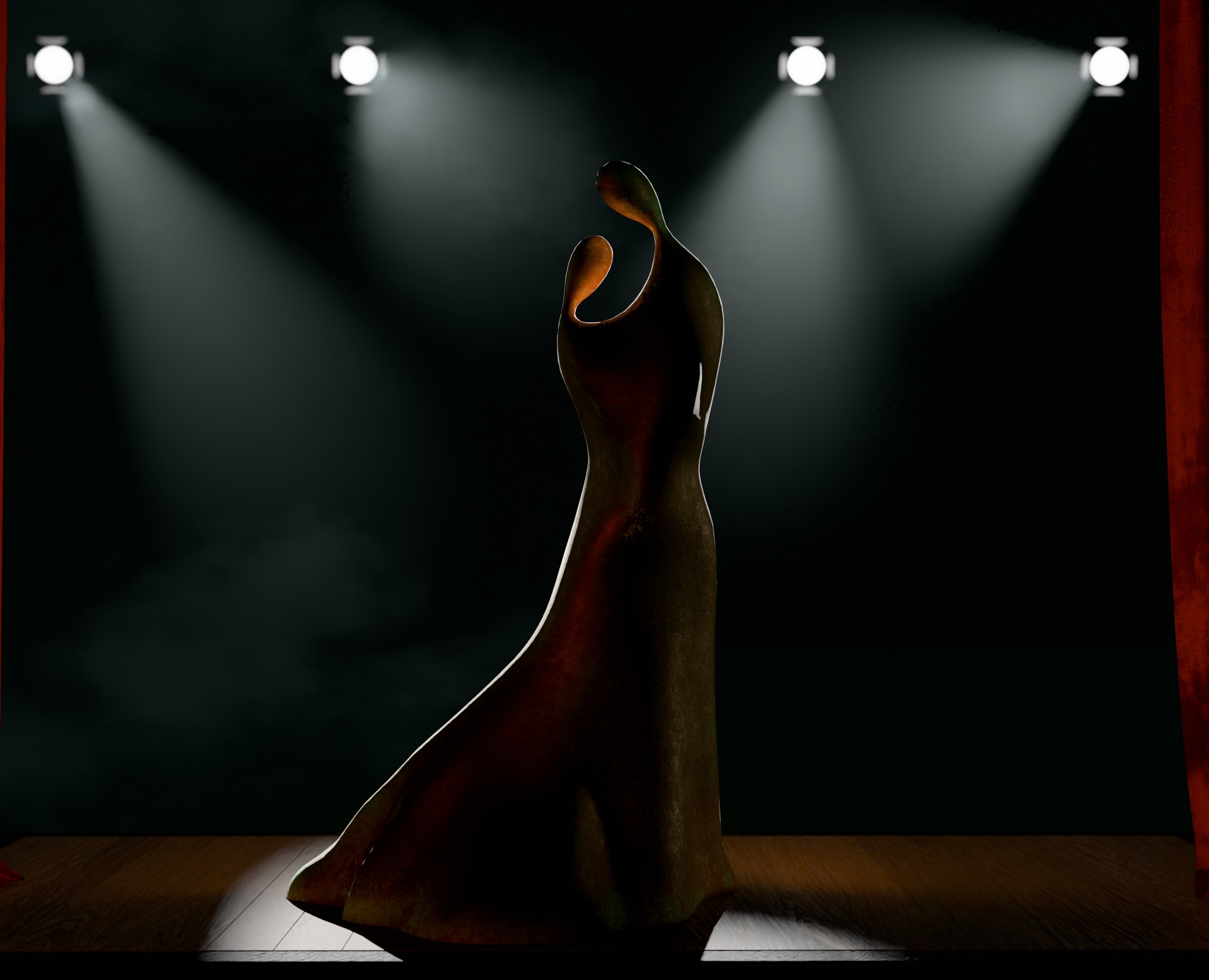 3Д концепт лампады, Candle lamp 3D concept — 3D на Dprofile