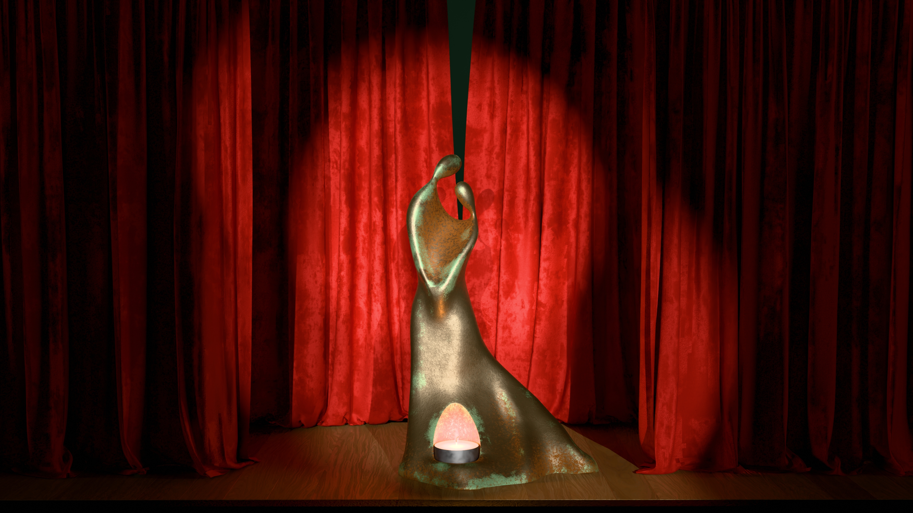 3Д концепт лампады, Candle lamp 3D concept — Изображение №2 — 3D на Dprofile