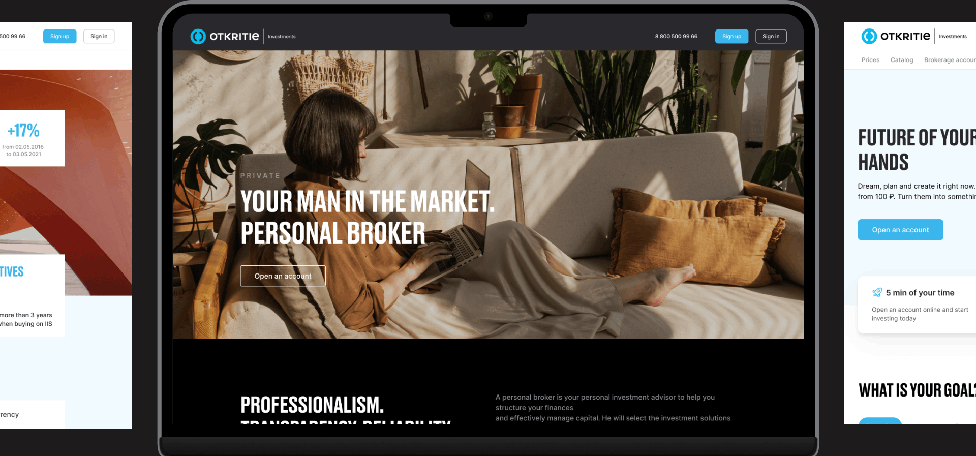 Otkritie Investments — Изображение №5 — Интерфейсы на Dprofile