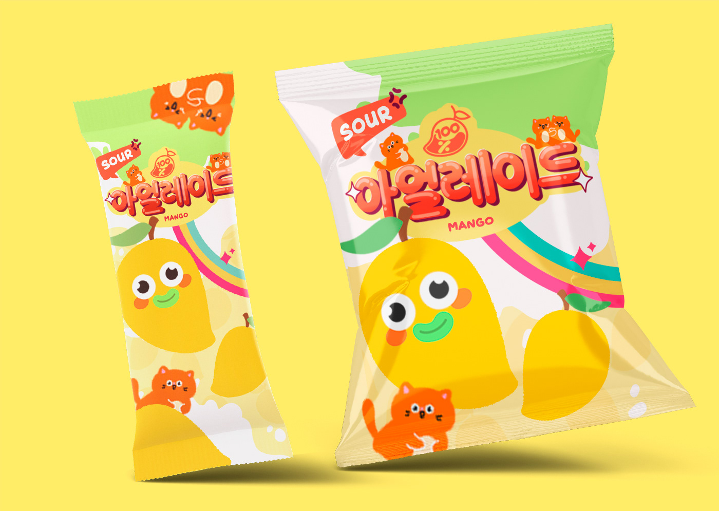 Sour Jelly — Упаковка корейского мармелада — Изображение №6 — Брендинг, Иллюстрация на Dprofile