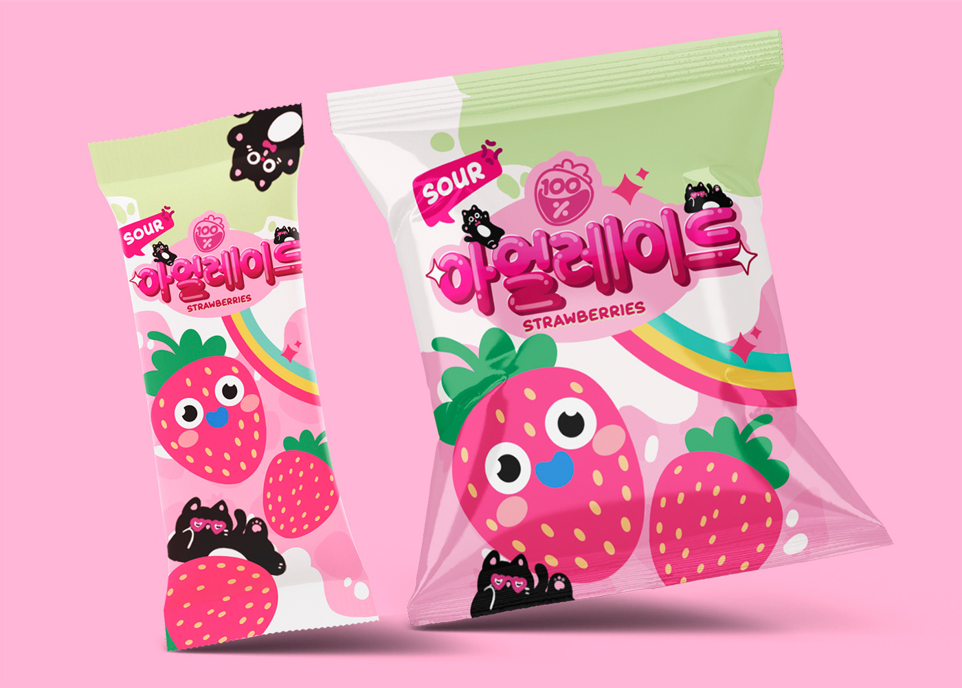 Sour Jelly — Упаковка корейского мармелада — Изображение №5 — Брендинг, Иллюстрация на Dprofile
