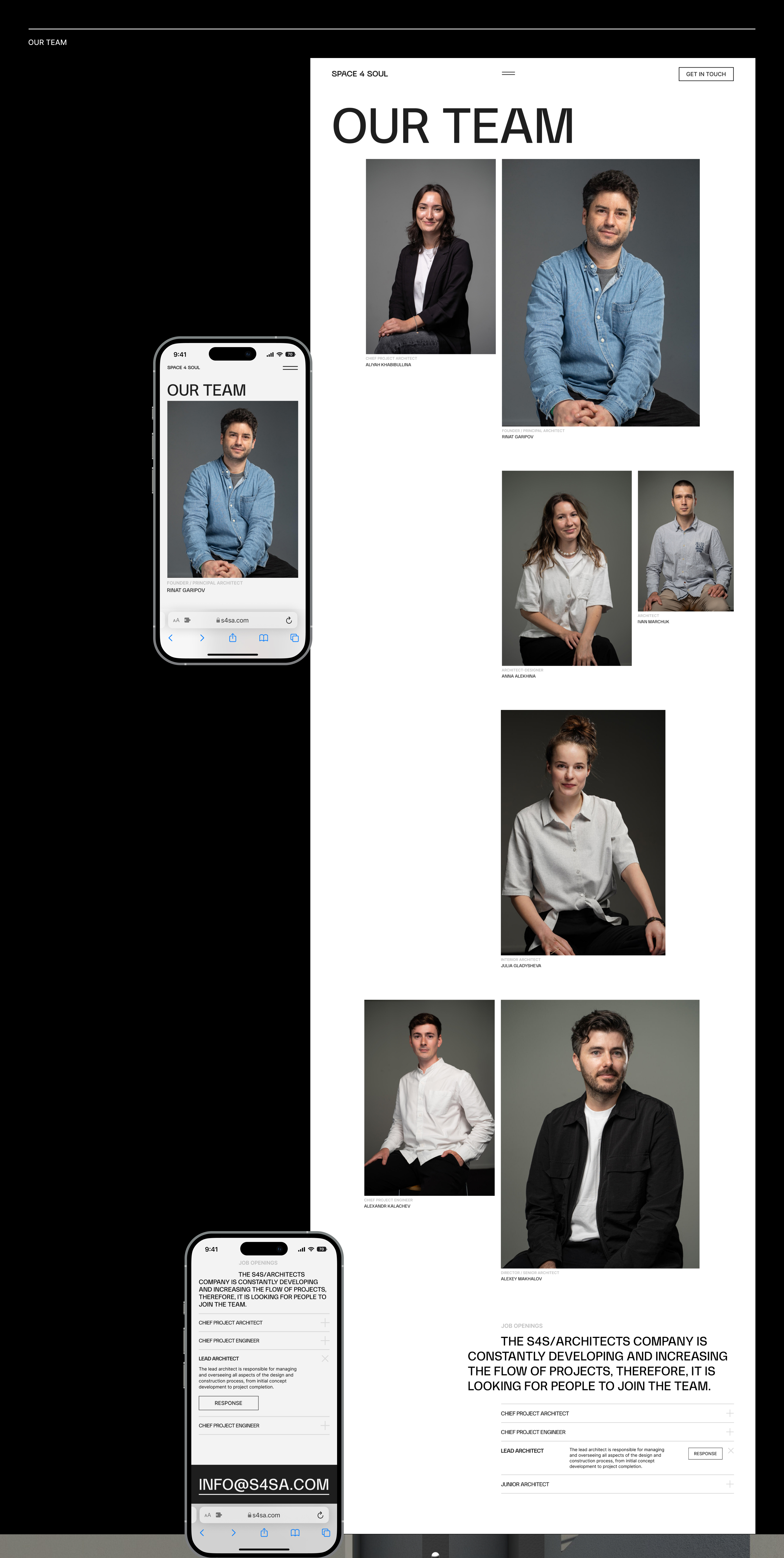 S4S/Architects — Architecture studio website — Изображение №8 — Интерфейсы на Dprofile