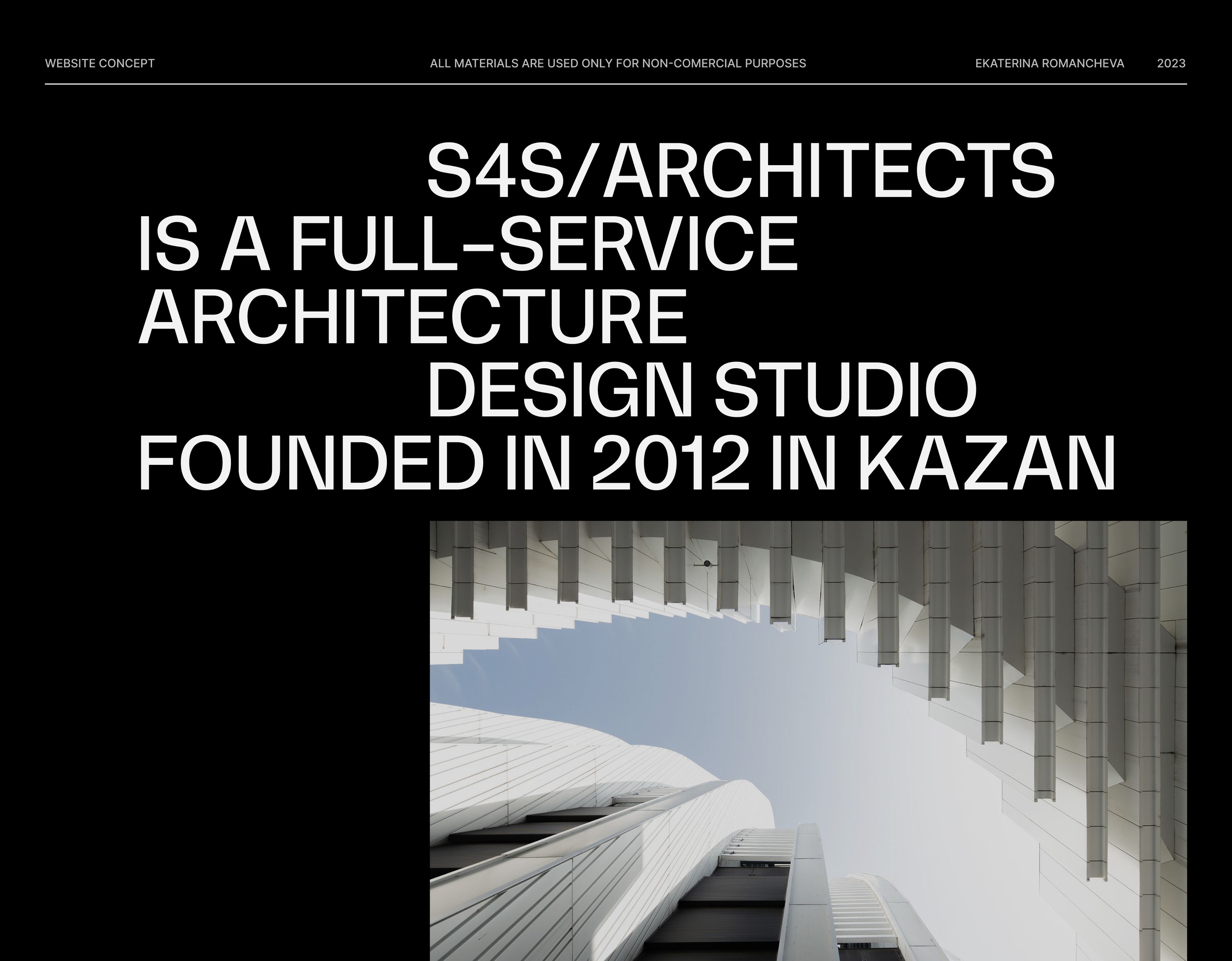 S4S/Architects — Architecture studio website — Изображение №1 — Интерфейсы на Dprofile