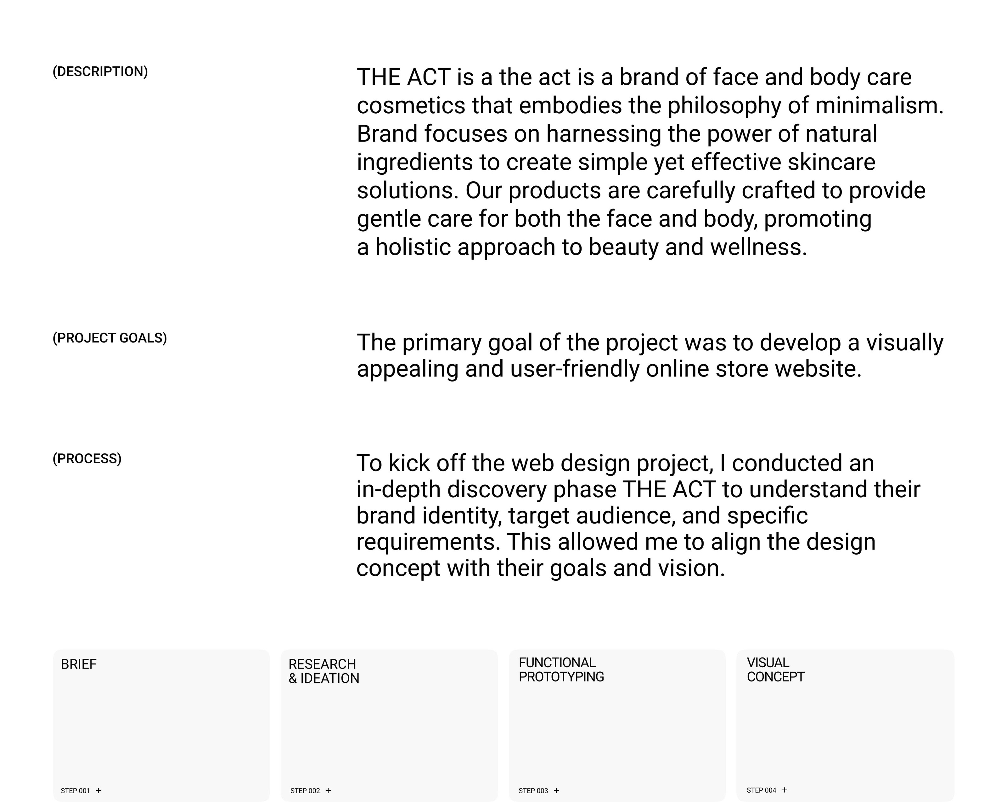 THE ACT - redesign website — Изображение №2 — Интерфейсы на Dprofile