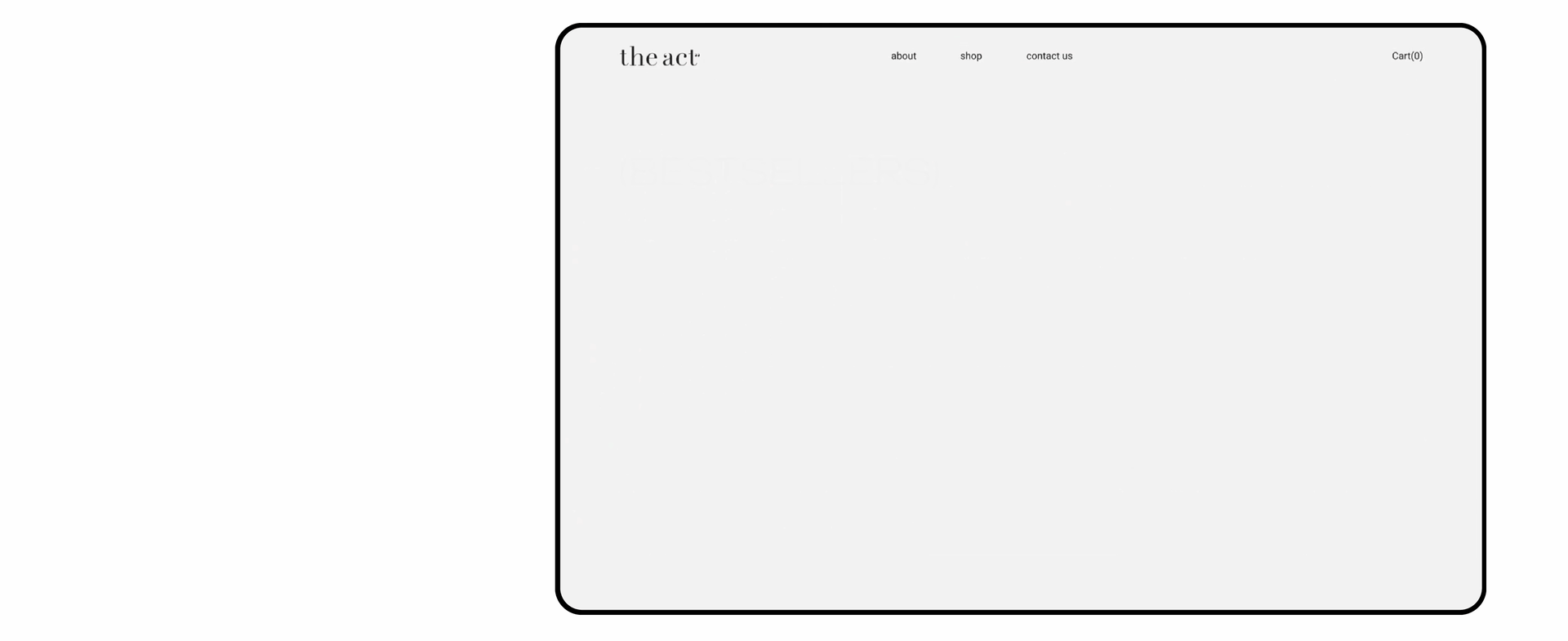 THE ACT - redesign website — Изображение №5 — Интерфейсы на Dprofile