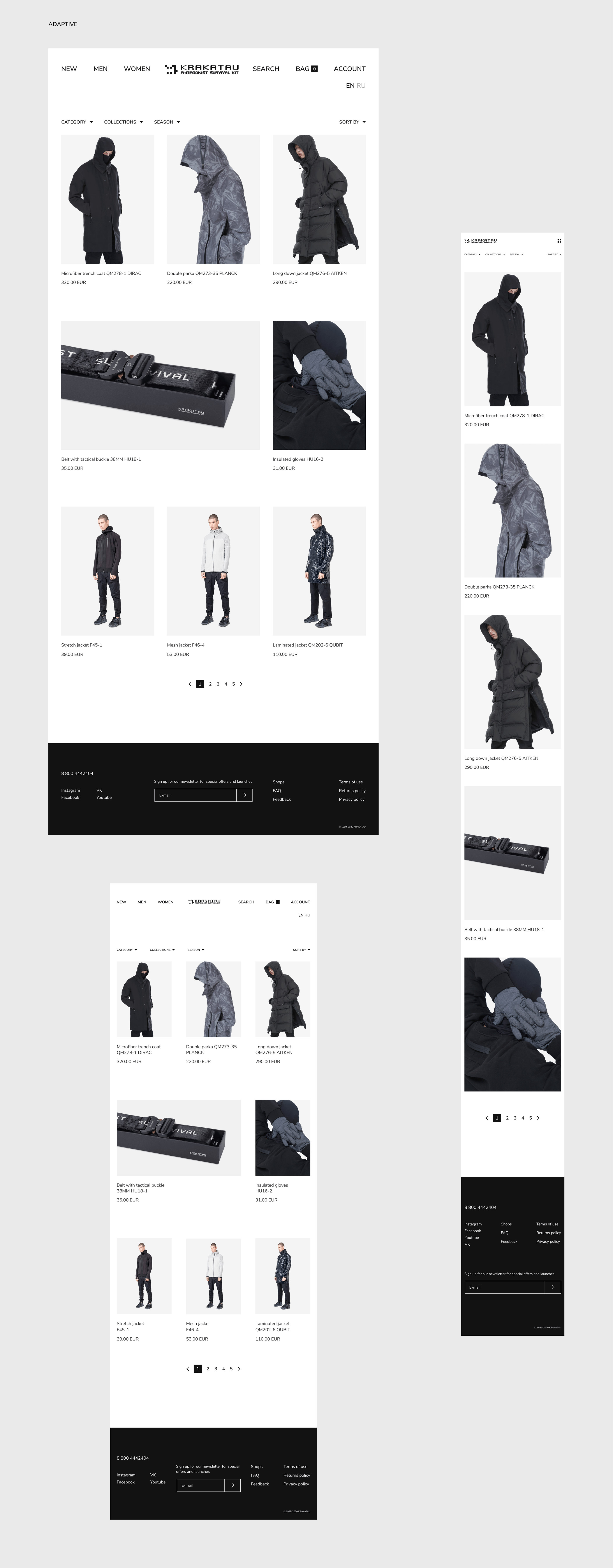 KRAKATAU — Online store Redesign — Изображение №11 — Интерфейсы на Dprofile