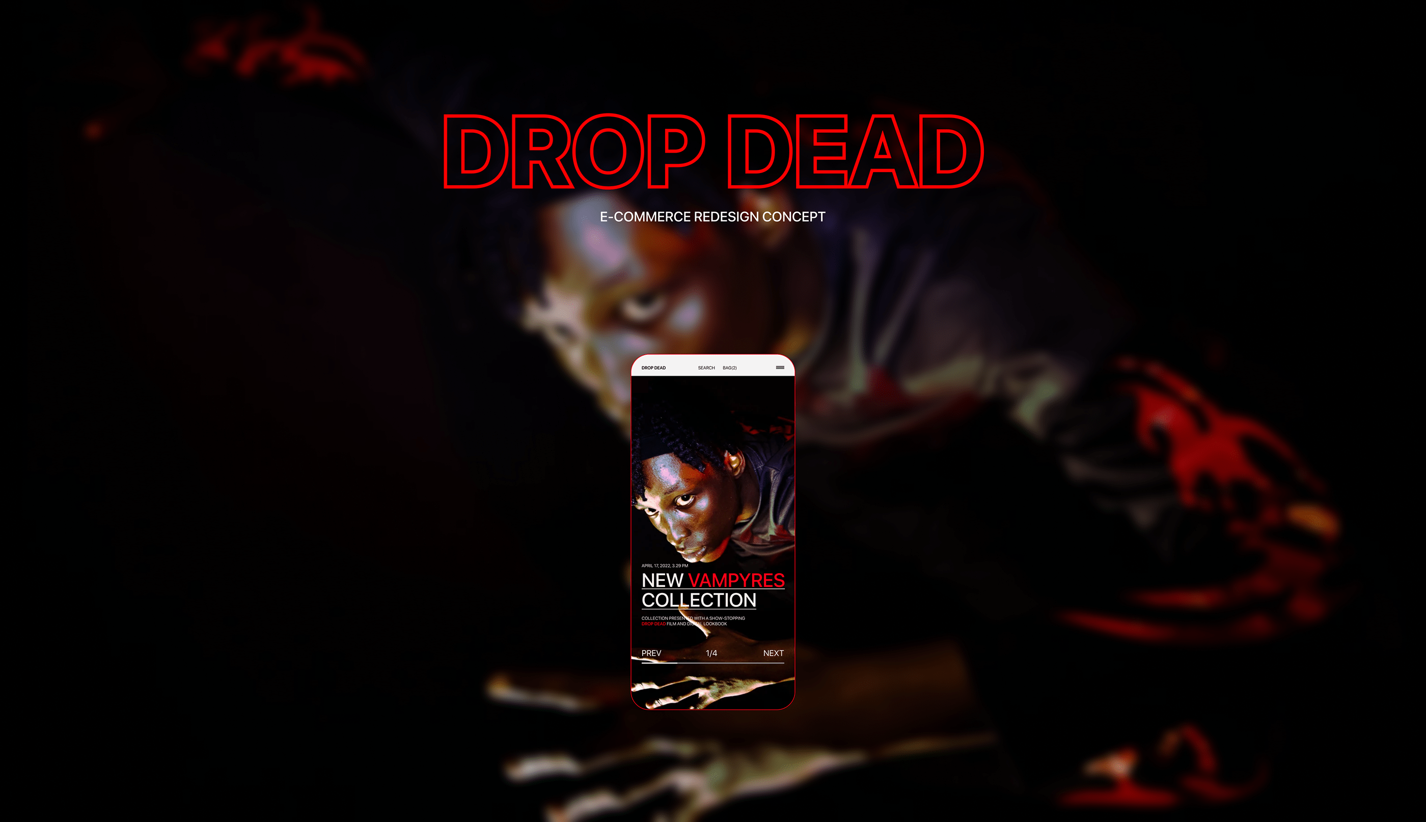 DROP DEAD e-commerce redesign concept — Изображение №1 — Интерфейсы на Dprofile
