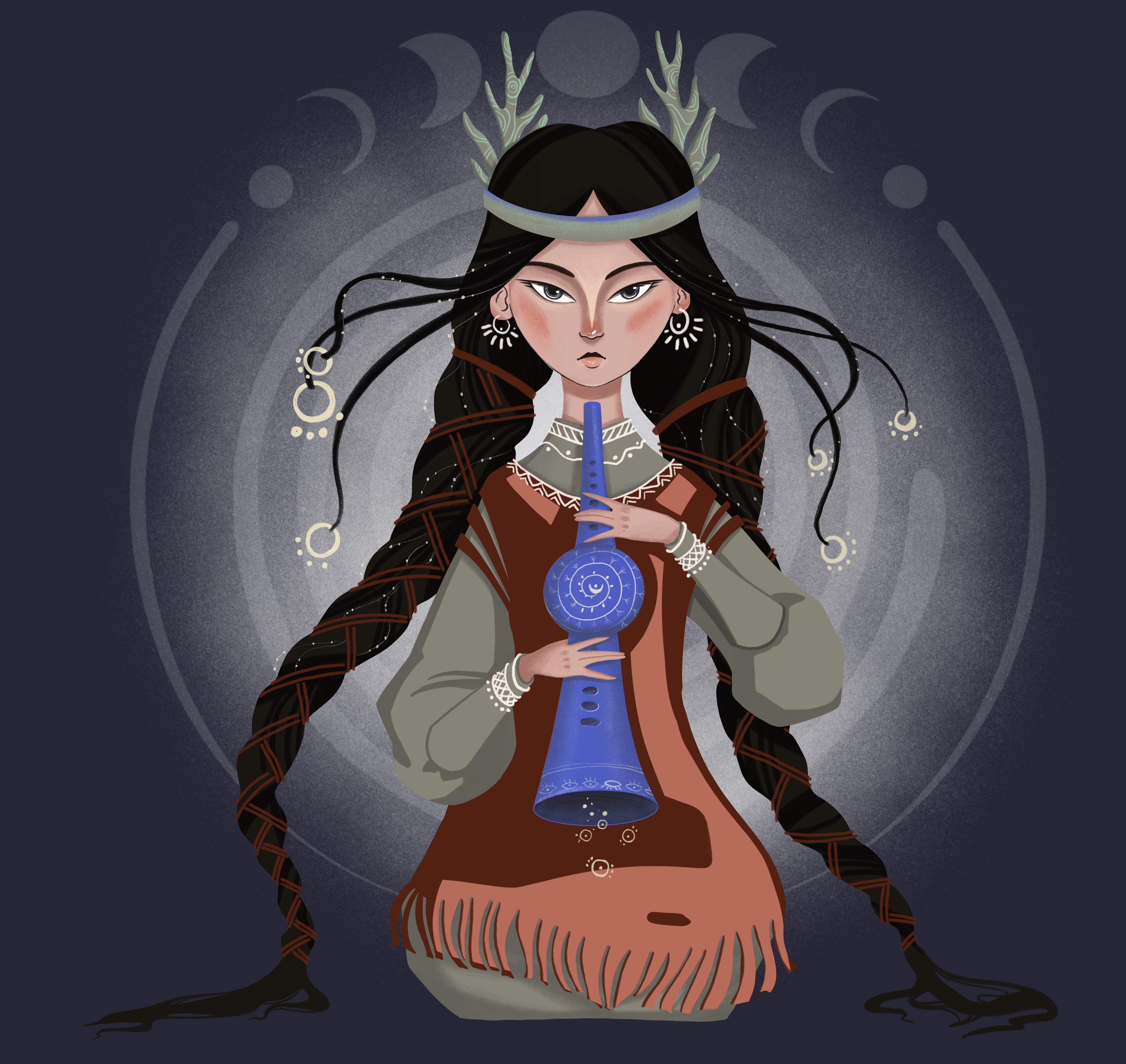 Обложка для книги и иллюстрации по челленджу Folktale week — Изображение №5 — Иллюстрация, Графика на Dprofile
