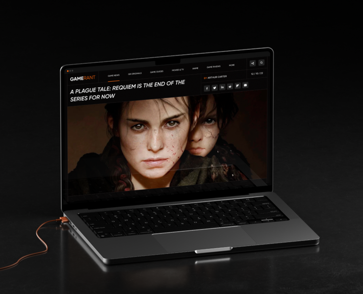 News resource GAMERANT — Интерфейсы на Dprofile