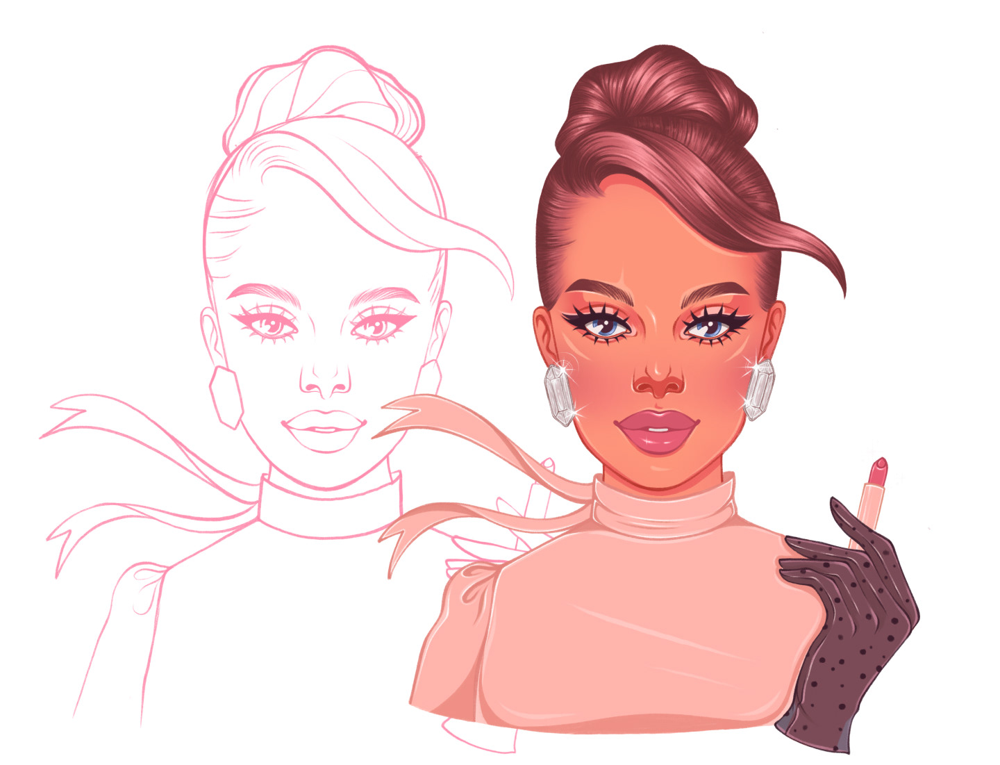 Fashion illustration — Изображение №3 — Иллюстрация, Графика на Dprofile