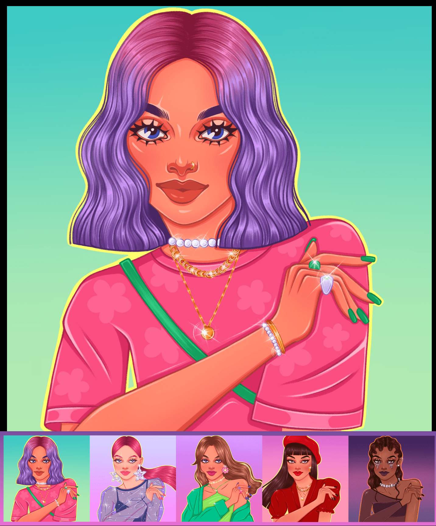 NFT Project | Fashion without prejudice — Изображение №7 — Иллюстрация, Графика на Dprofile