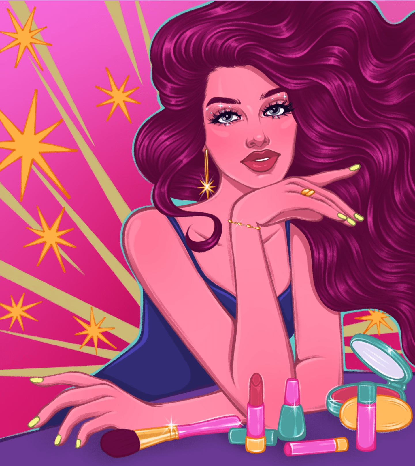 Fashion & beauty Illustration — Изображение №1 — Иллюстрация, Графика на Dprofile