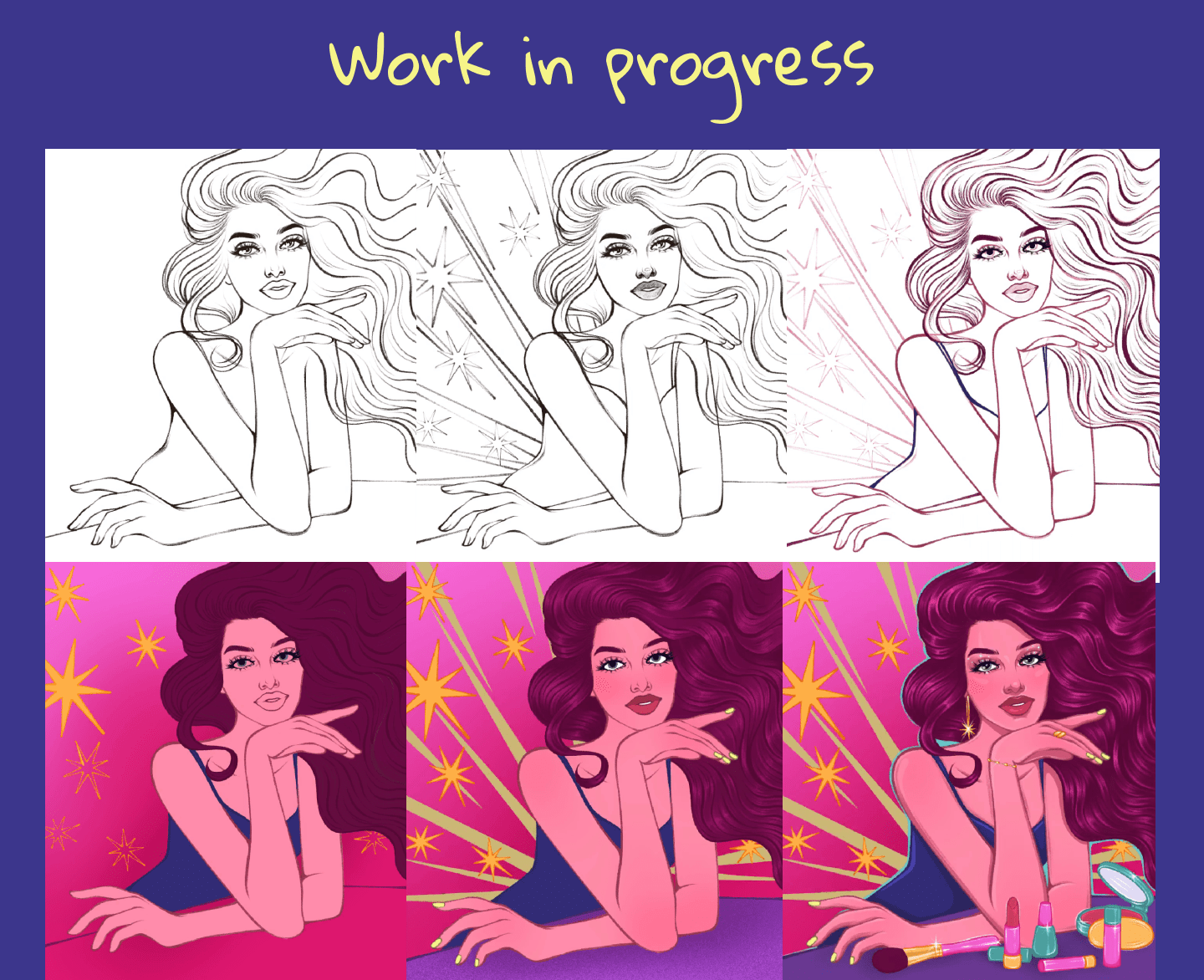 Fashion & beauty Illustration — Изображение №5 — Иллюстрация, Графика на Dprofile