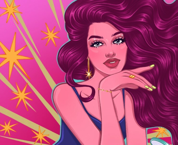 Fashion & beauty Illustration на Dprofile