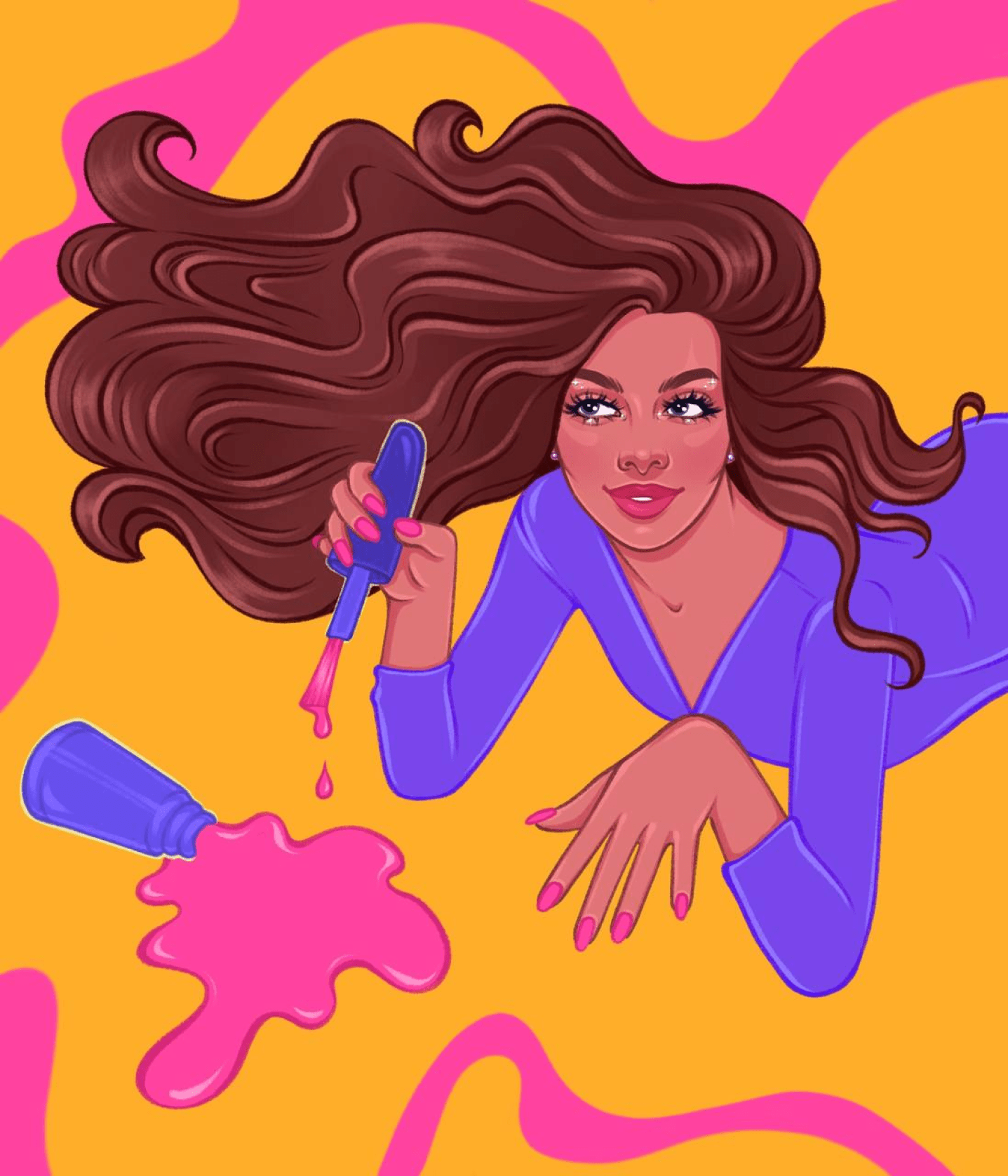 Fashion & beauty Illustration — Изображение №1 — Иллюстрация, Графика на Dprofile