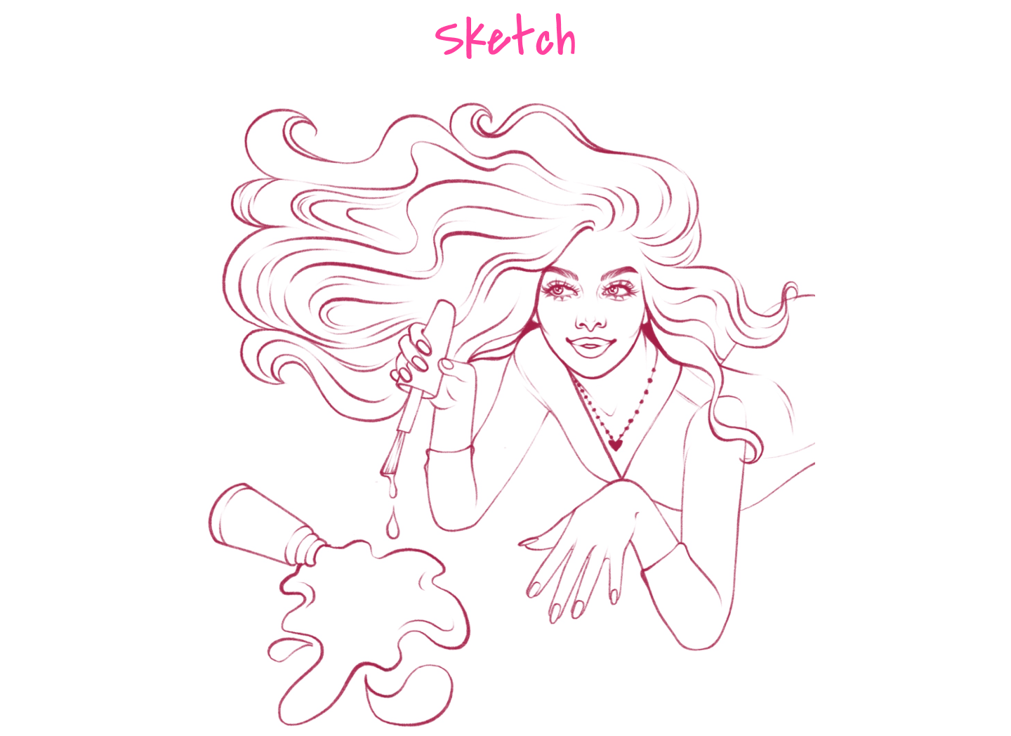Fashion & beauty Illustration — Изображение №2 — Иллюстрация, Графика на Dprofile