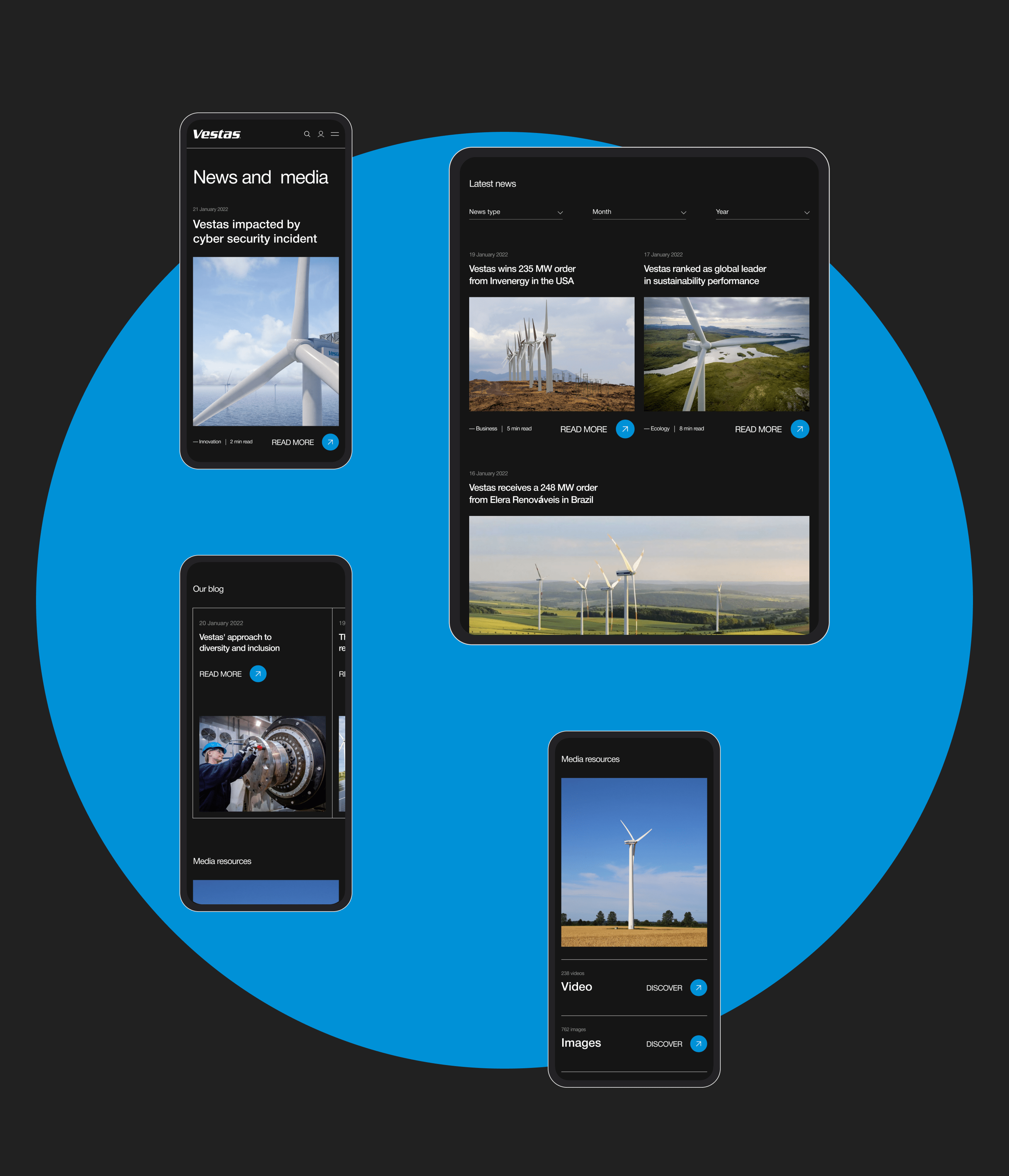 Vestas — corporate website redesign — Изображение №22 — Интерфейсы на Dprofile