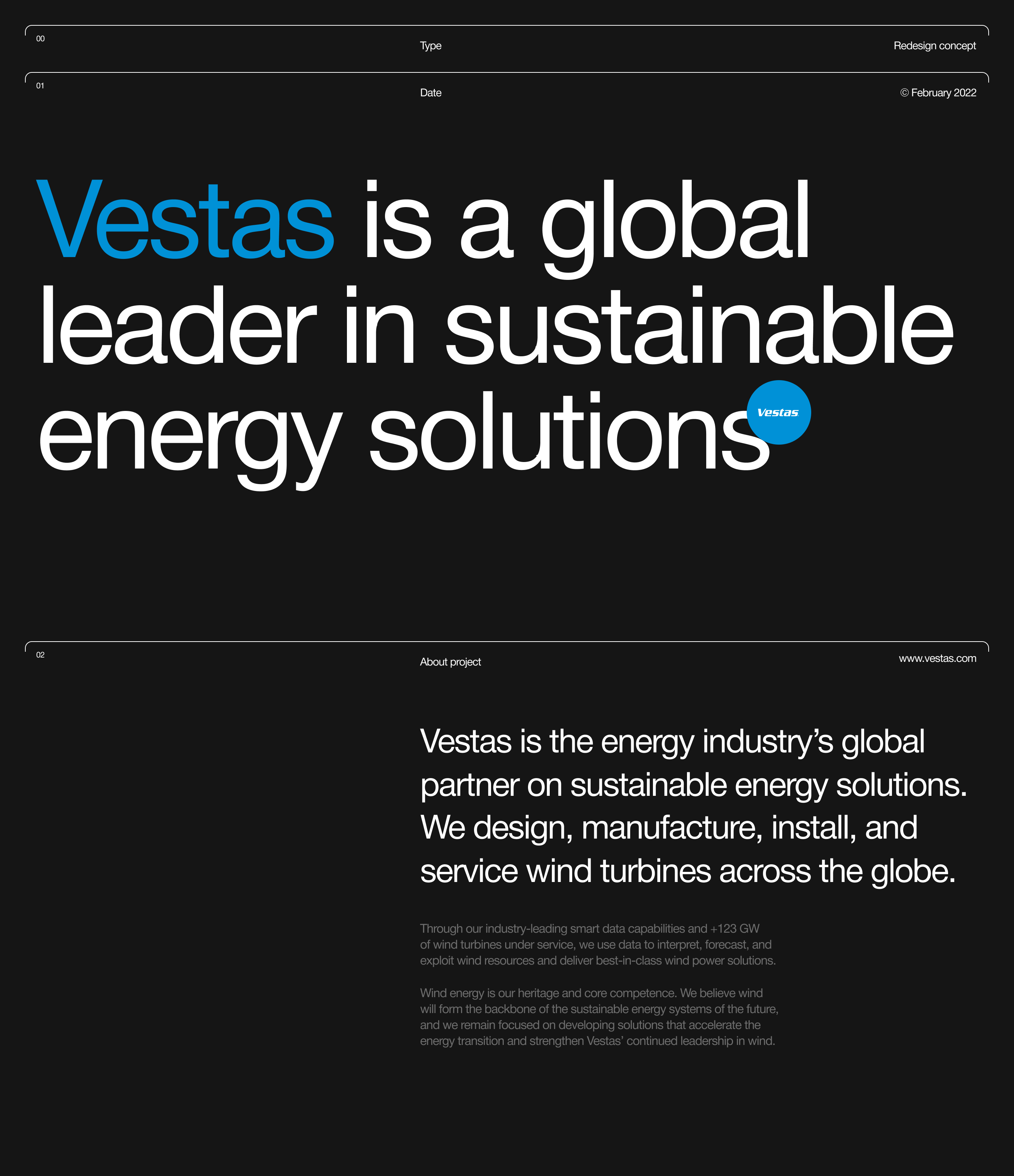 Vestas — corporate website redesign — Изображение №1 — Интерфейсы на Dprofile