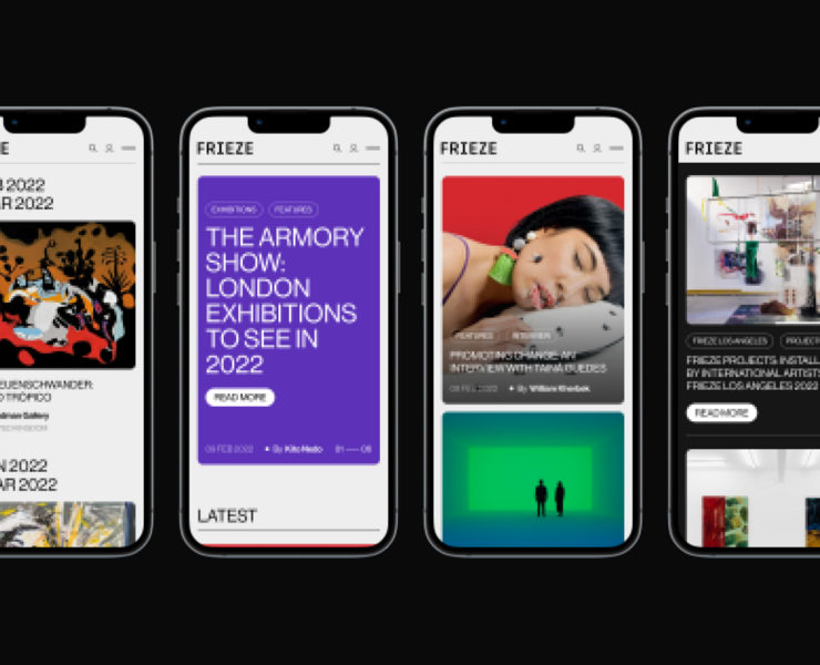 Frieze — online magazine redesign concept на Dprofile