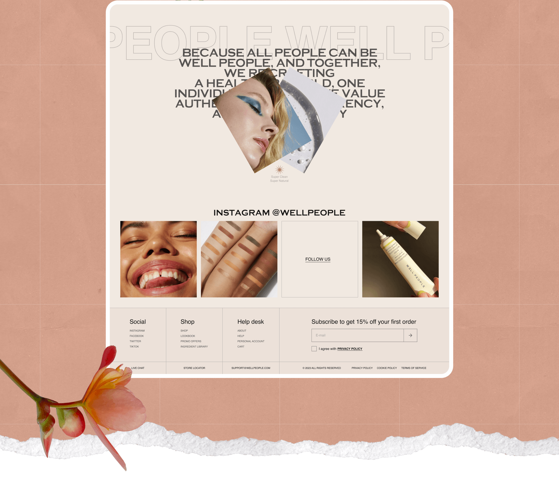 WELL PEOPLE / E COMMERCE REDESIGN — Изображение №5 — Интерфейсы на Dprofile