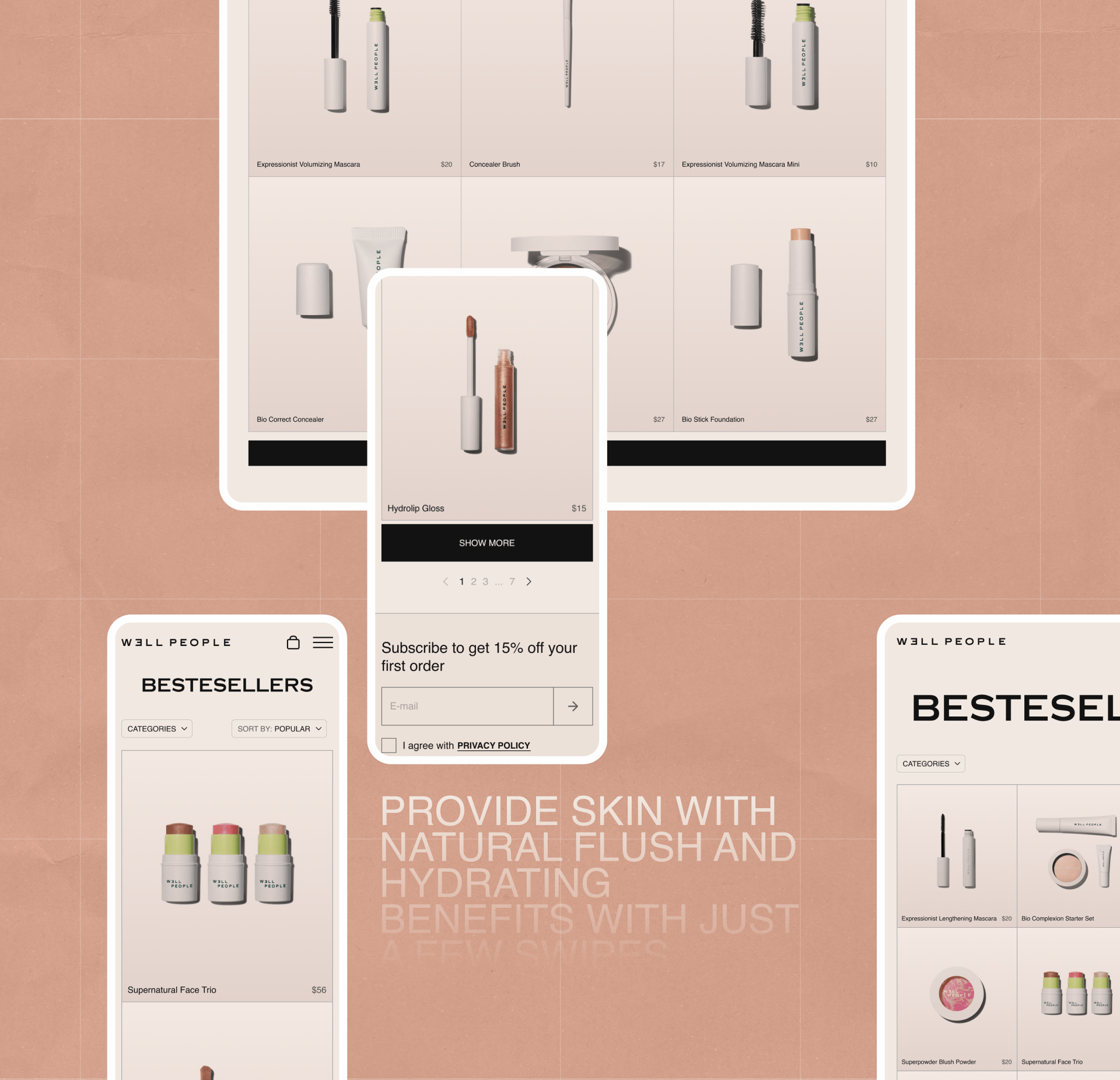 WELL PEOPLE / E COMMERCE REDESIGN — Изображение №7 — Интерфейсы на Dprofile