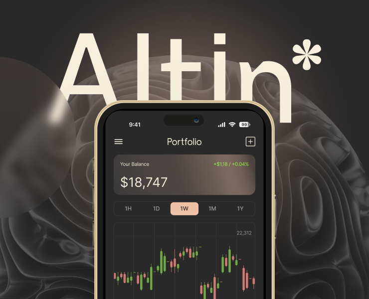 Финтех-проект Altin — Интерфейсы, Графика на Dprofile