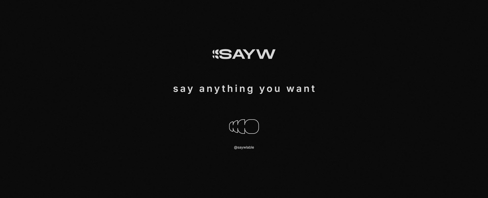 SAYW — Изображение №1 — Брендинг на Dprofile