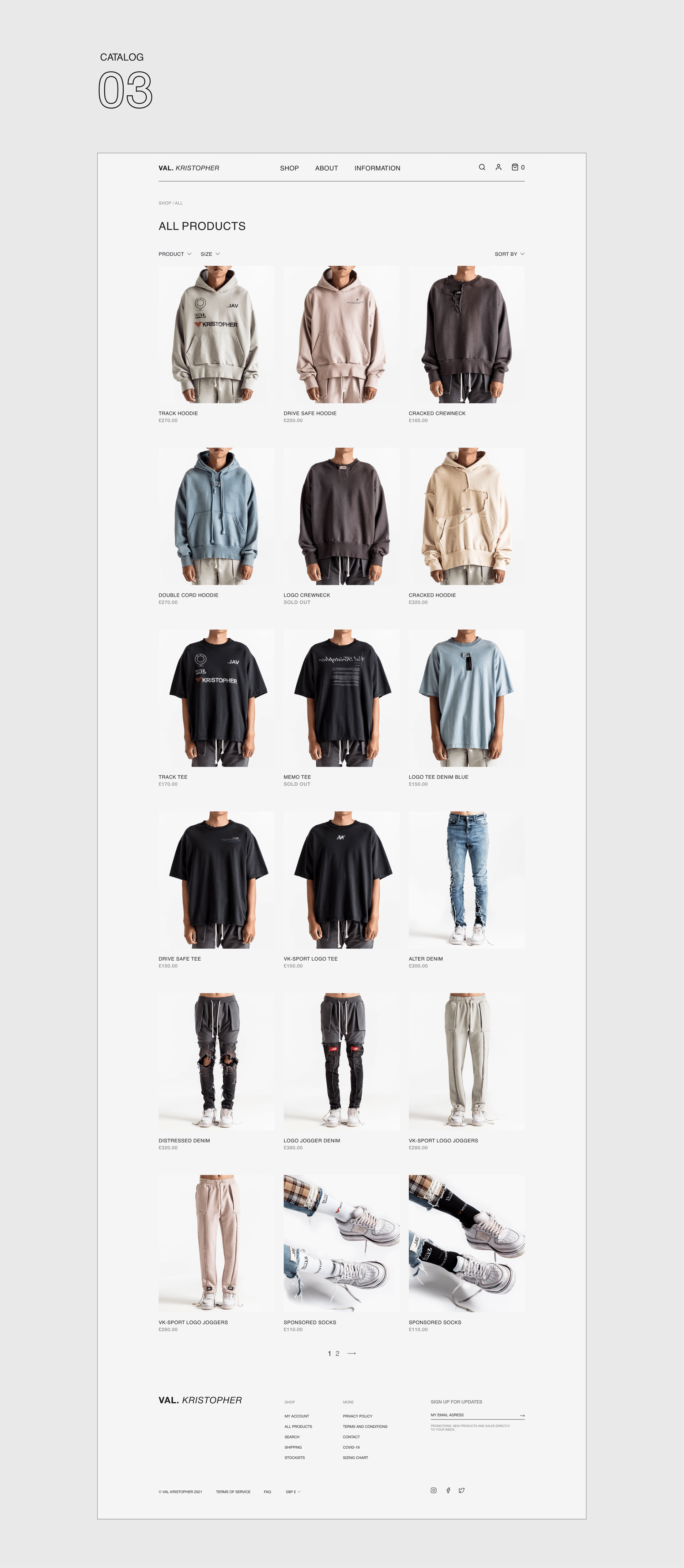 VAL. KRISTOPHER — Online Store — Изображение №4 — Интерфейсы на Dprofile