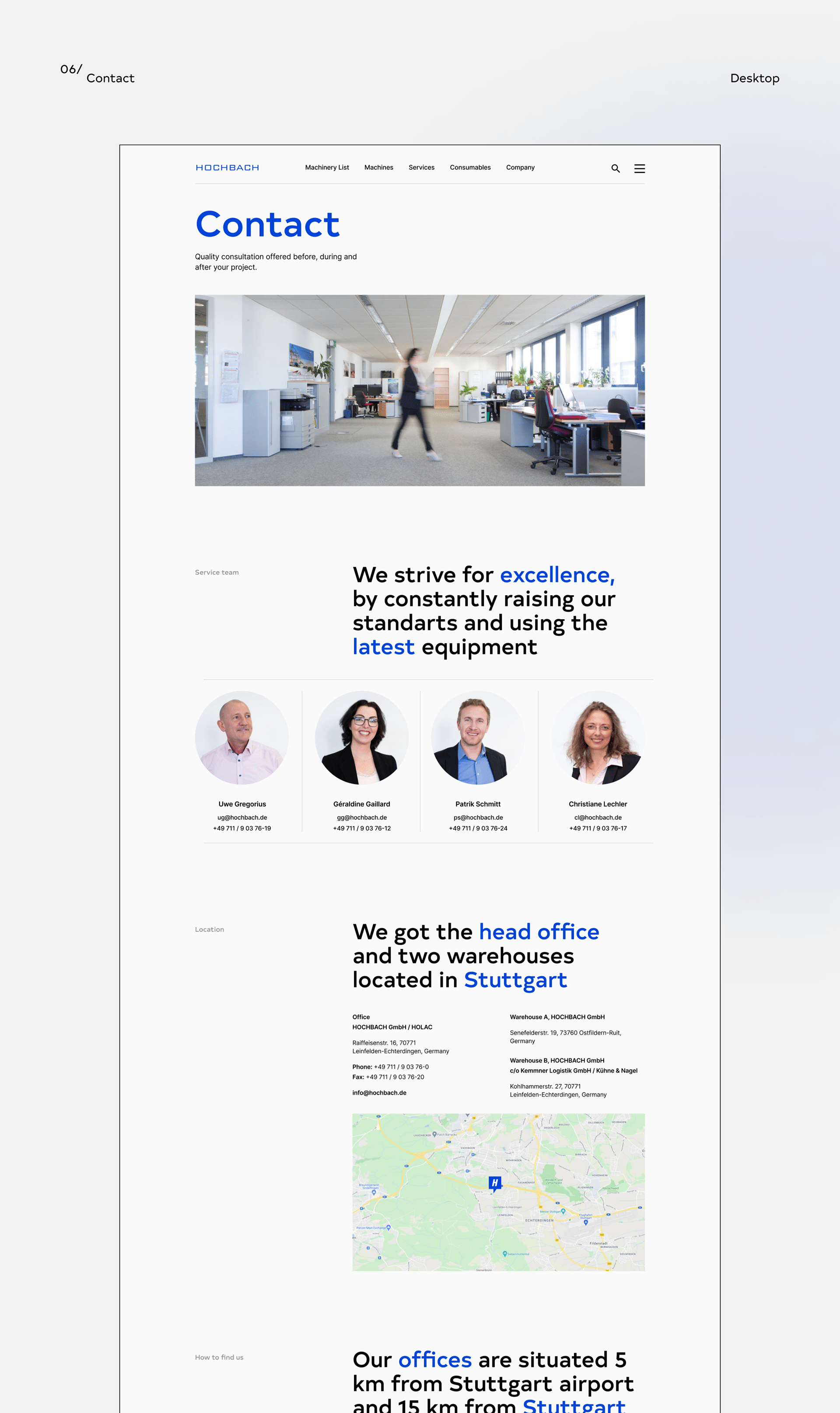 Hochbach — Website Redesign — Изображение №10 — Интерфейсы на Dprofile