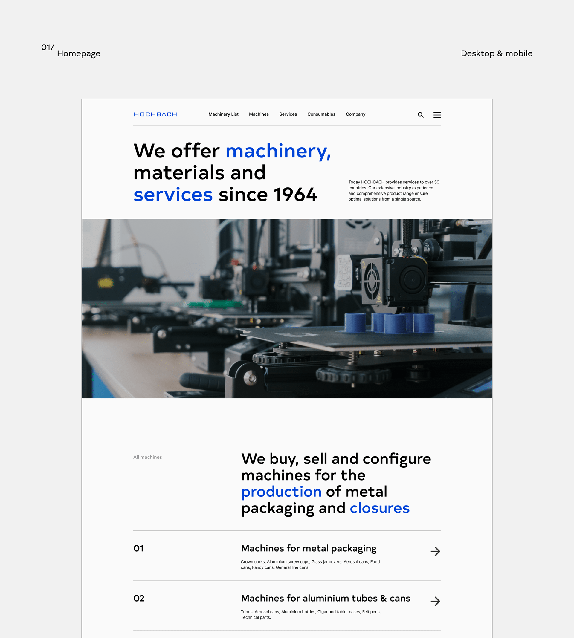 Hochbach — Website Redesign — Изображение №2 — Интерфейсы на Dprofile