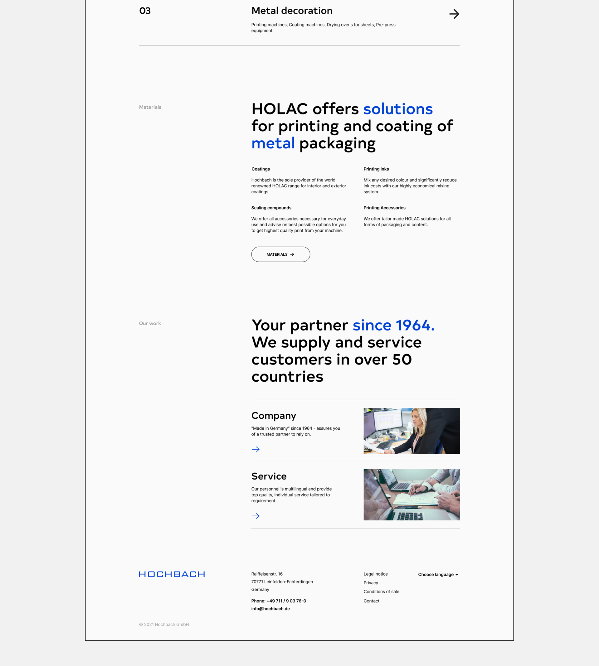 Hochbach — Website Redesign — Изображение №3 — Интерфейсы на Dprofile