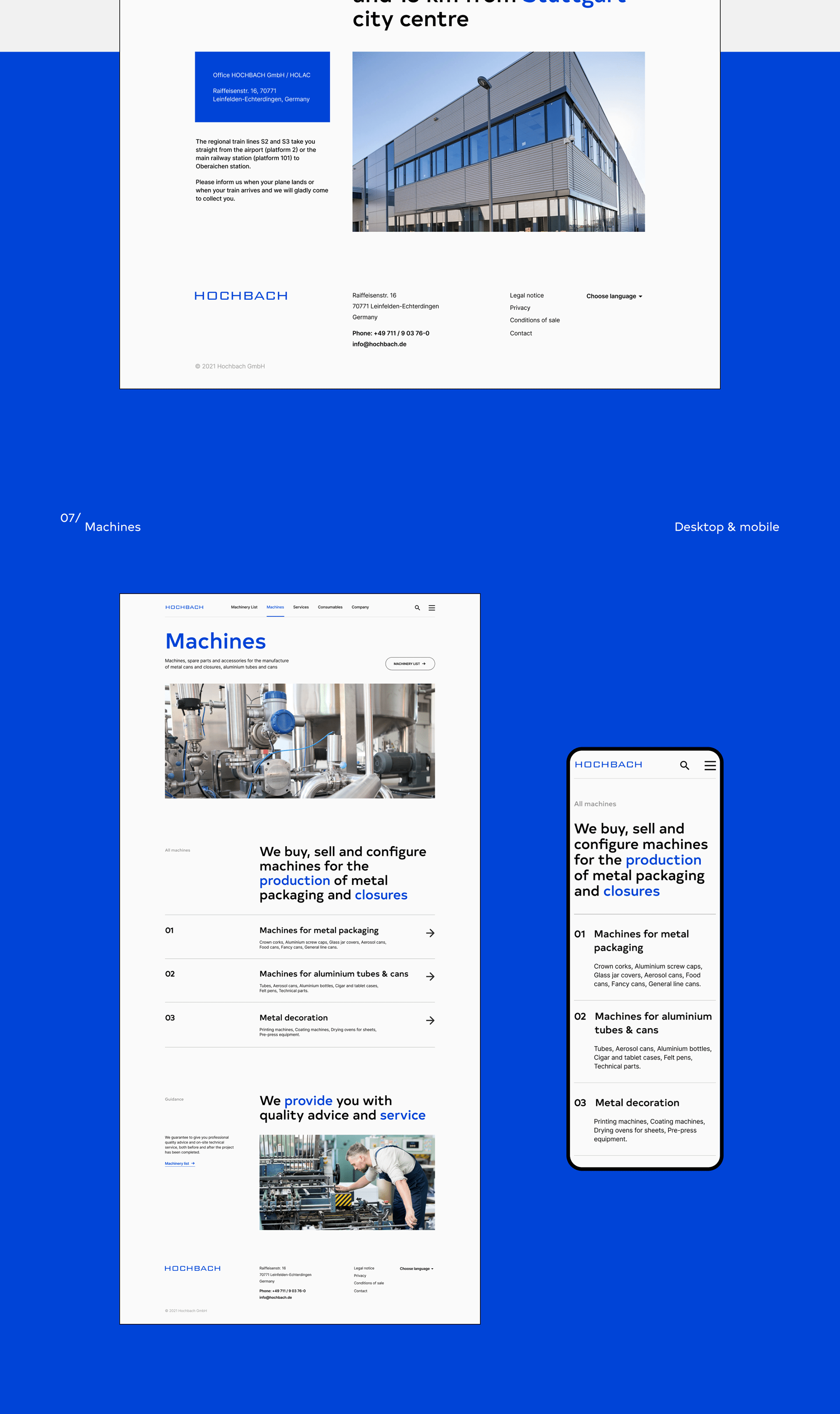 Hochbach — Website Redesign — Изображение №11 — Интерфейсы на Dprofile