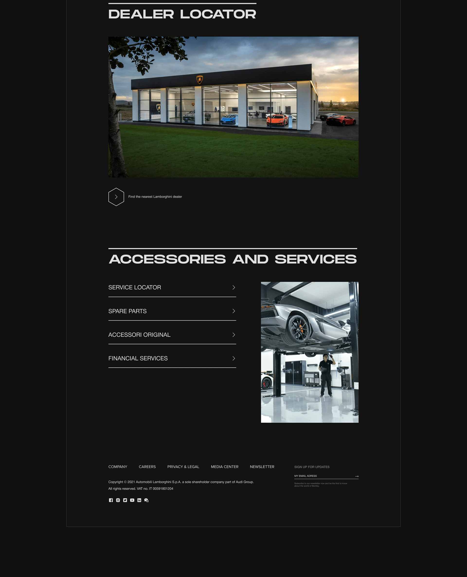 Lamborghini — New Website Concept — Изображение №24 — Интерфейсы на Dprofile