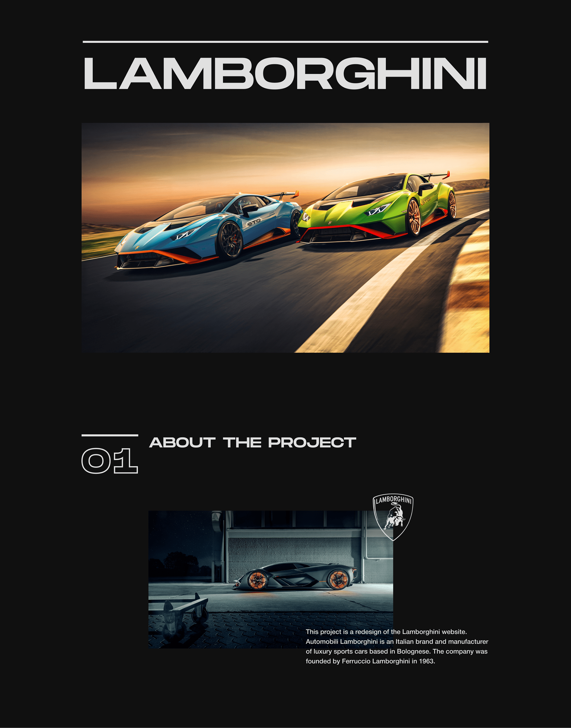 Lamborghini — New Website Concept — Изображение №1 — Интерфейсы на Dprofile