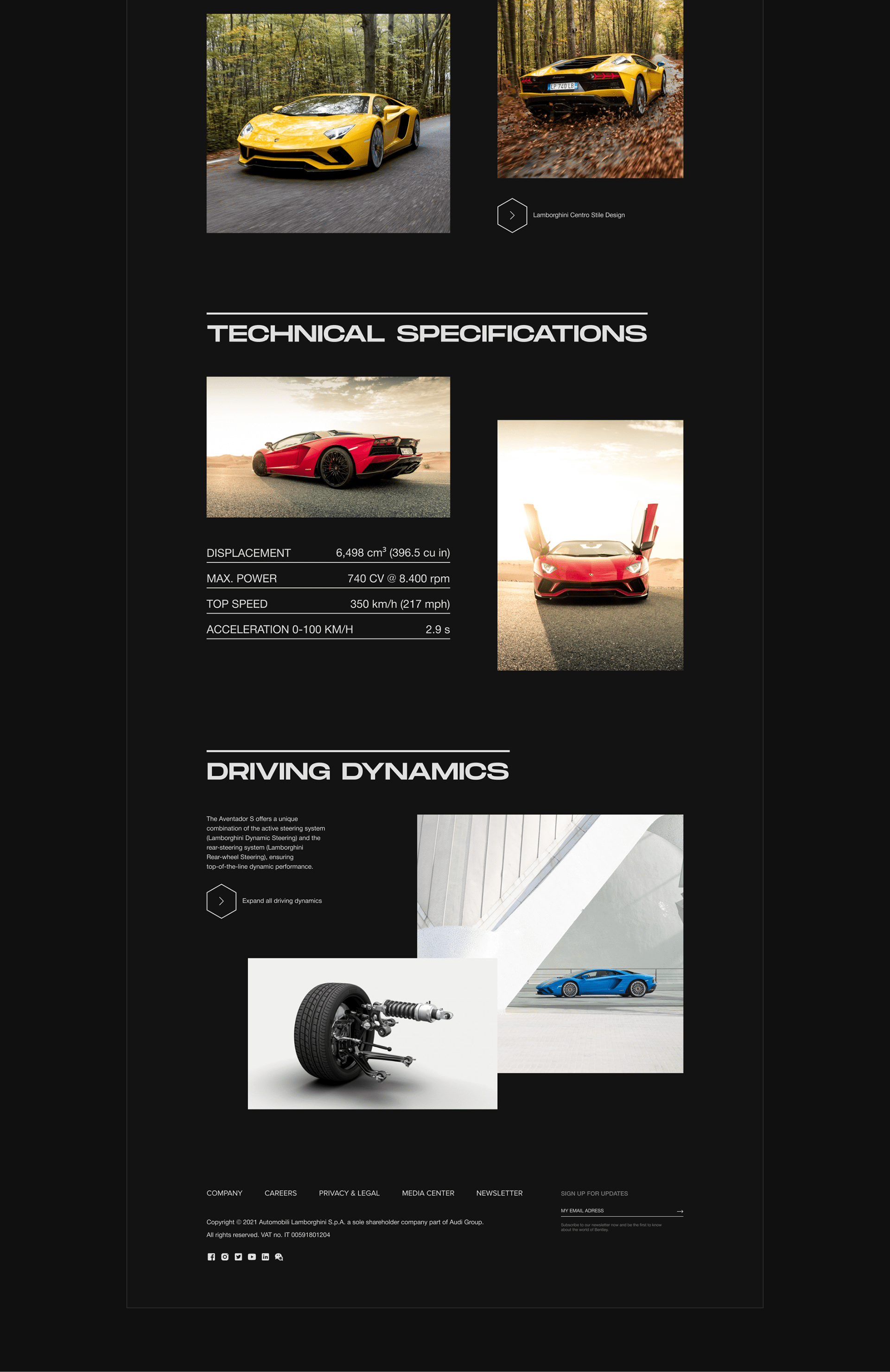 Lamborghini — New Website Concept — Изображение №10 — Интерфейсы на Dprofile