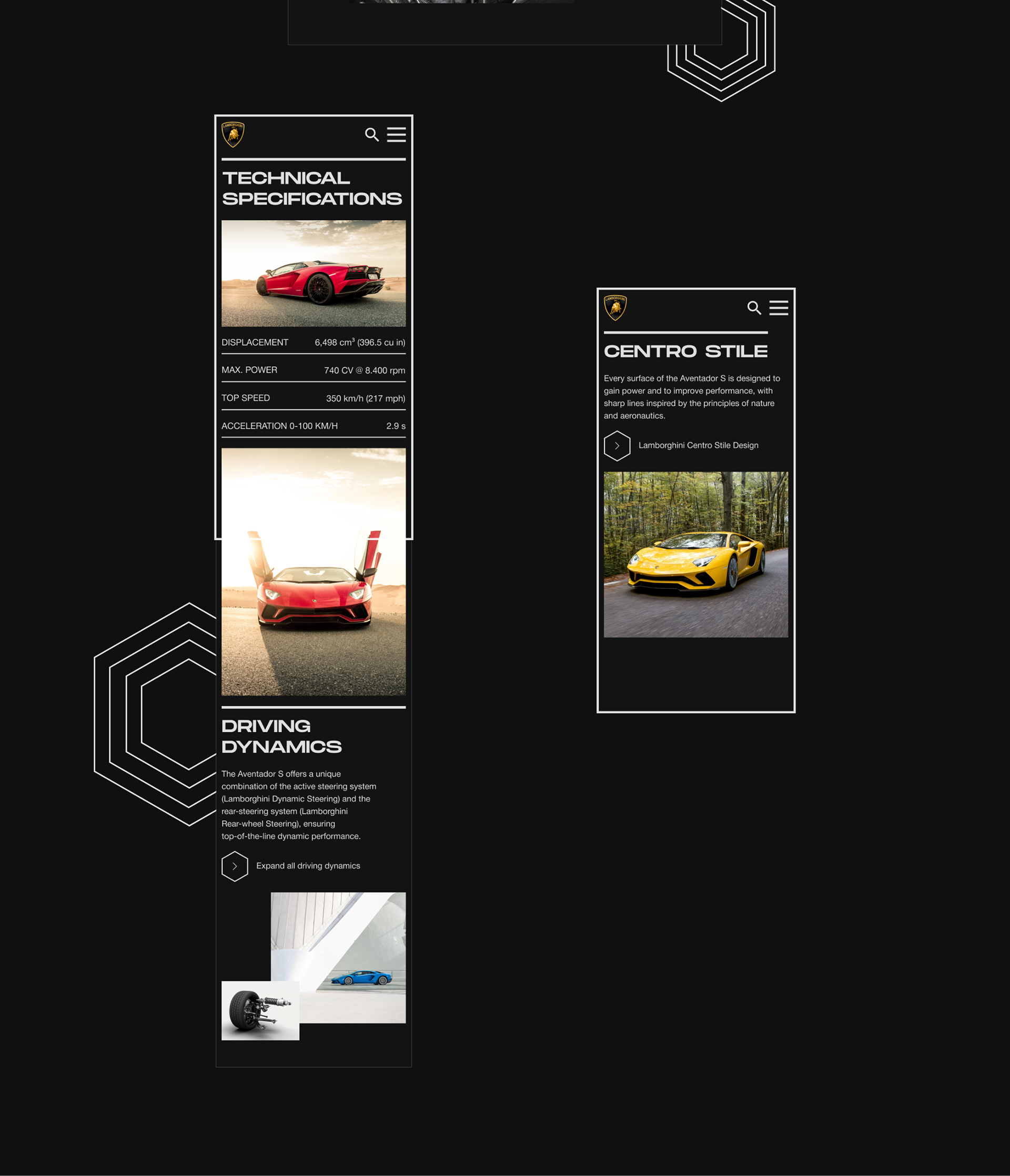 Lamborghini — New Website Concept — Изображение №12 — Интерфейсы на Dprofile