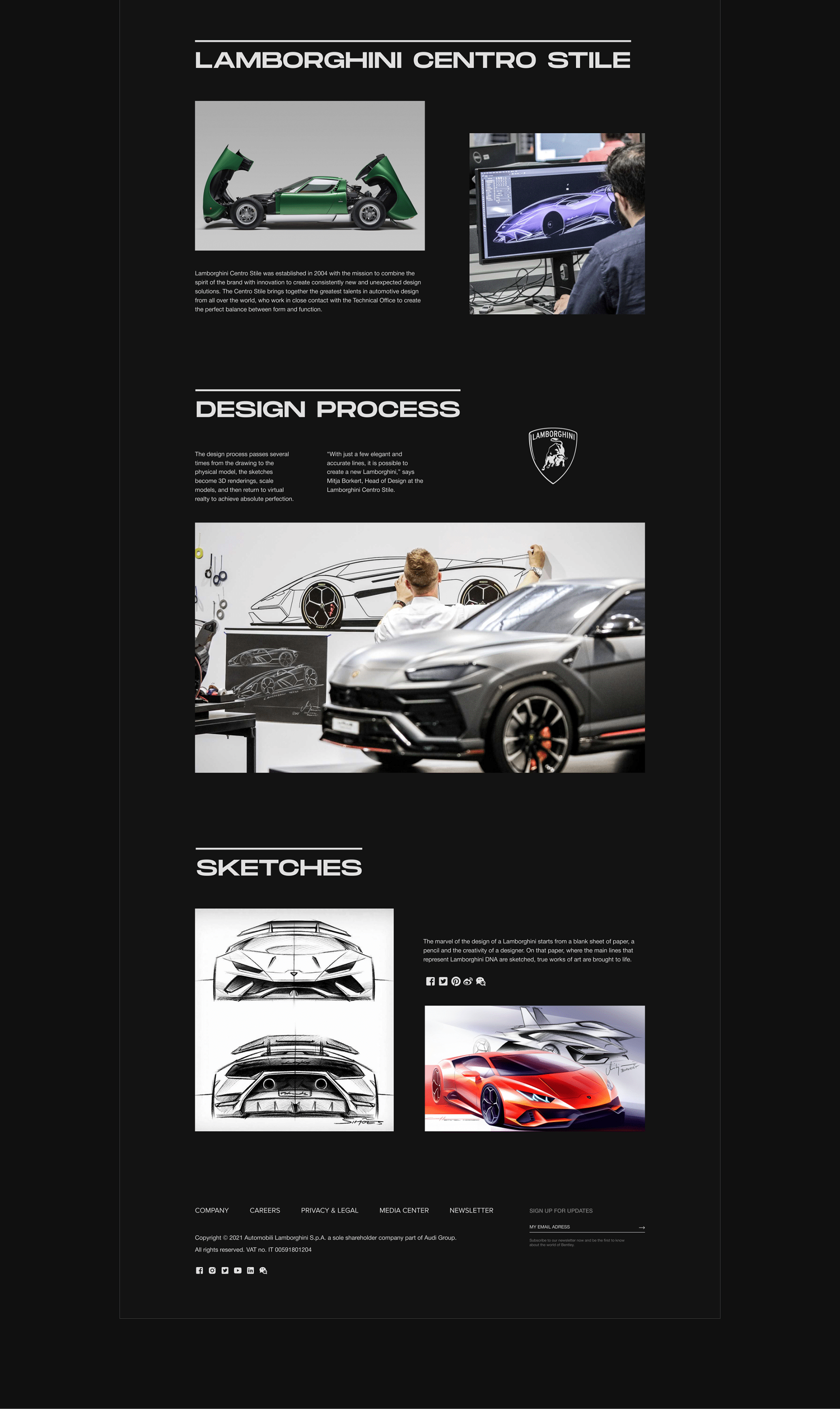 Lamborghini — New Website Concept — Изображение №21 — Интерфейсы на Dprofile