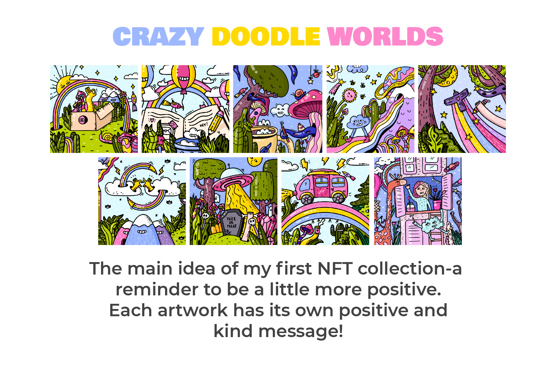 Doodle NFT-collection — Изображение №1 — Иллюстрация на Dprofile