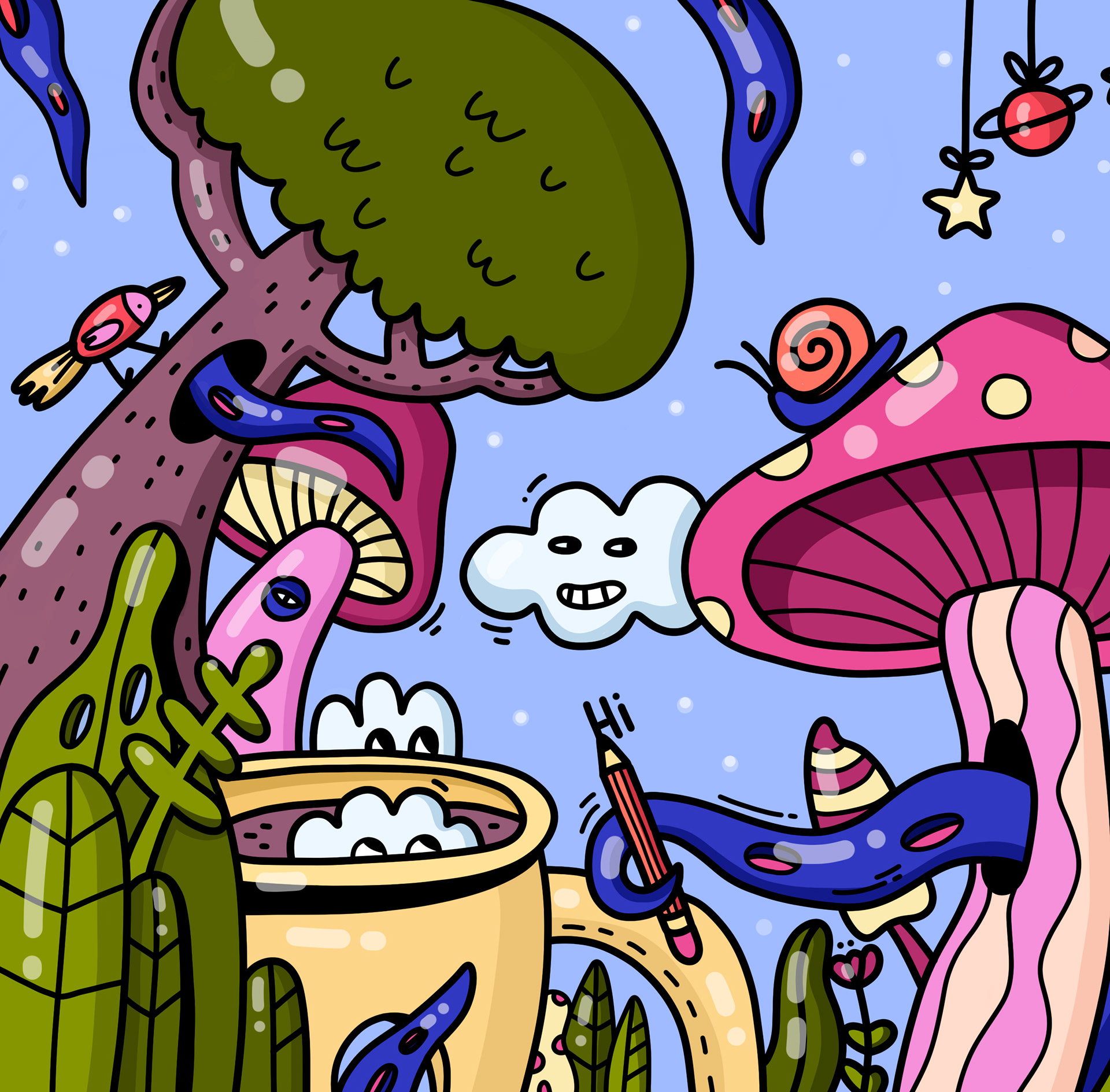 Doodle NFT-collection — Изображение №5 — Иллюстрация на Dprofile